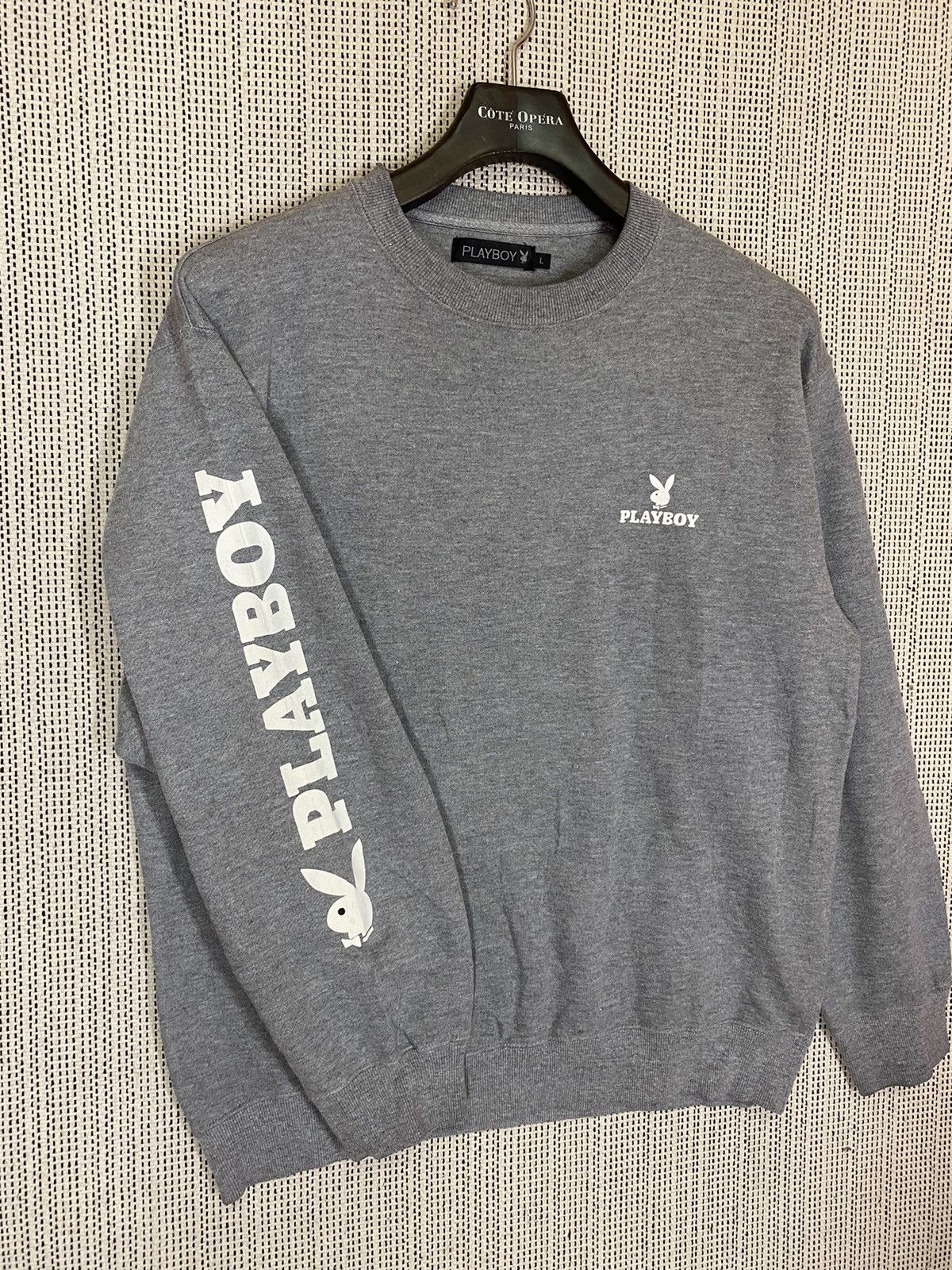 Playboy × Vintage vintage playboy spell out big logo sweatshirt crewneck Size US L / EU 52-54 / 3 - 3 Thumbnail
