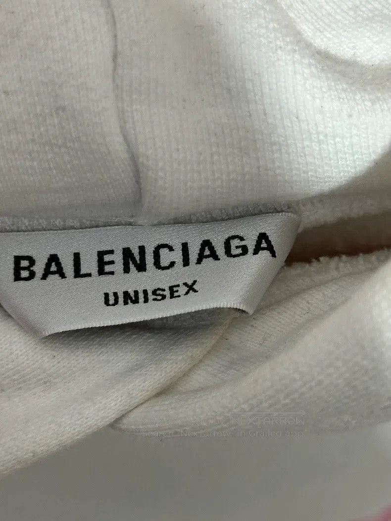 Balenciaga White Hoodie