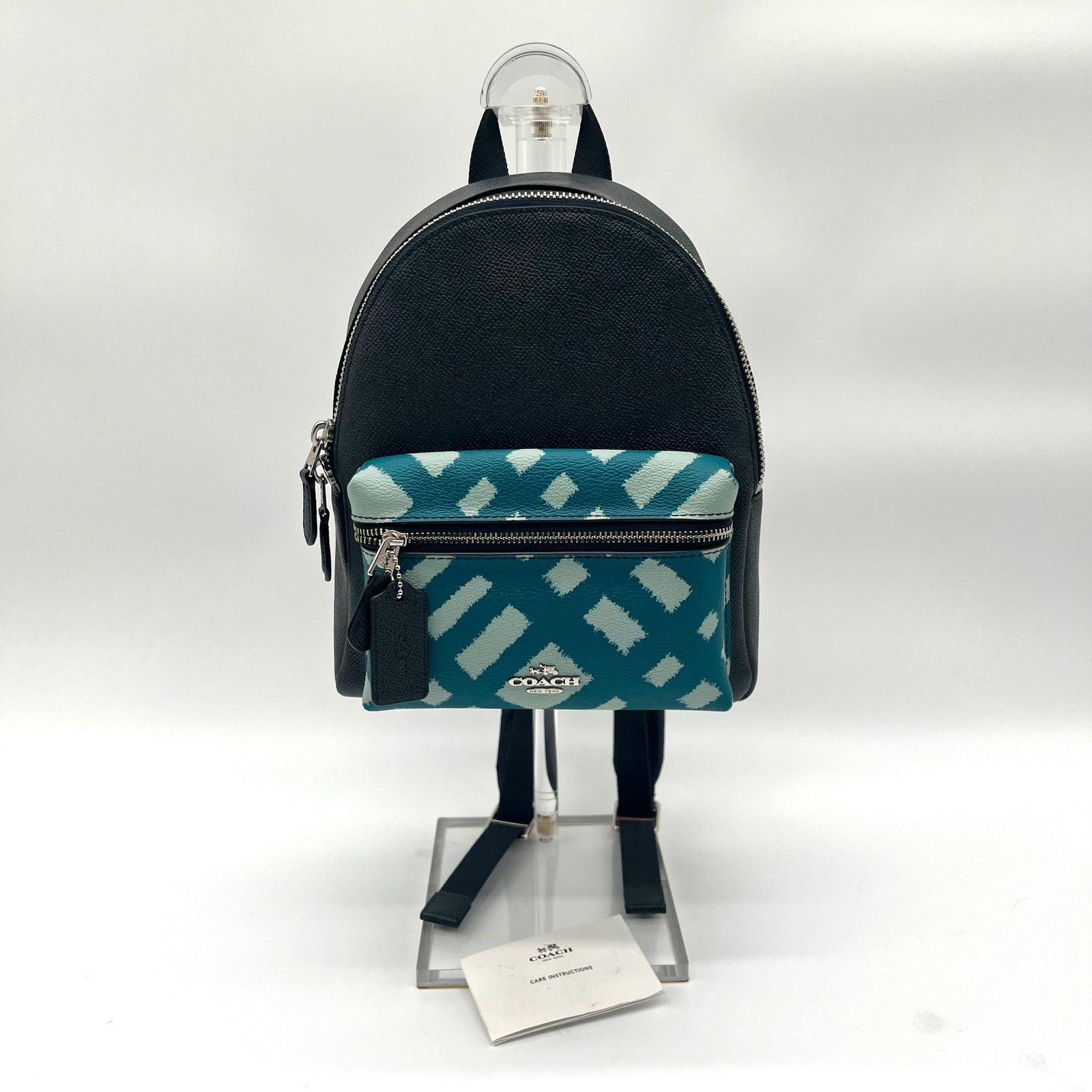 Coach COACH NWOT Charlie Mini Wild Plaid Backpack, $328 Retail Size ONE SIZE - 1 Thumbnail