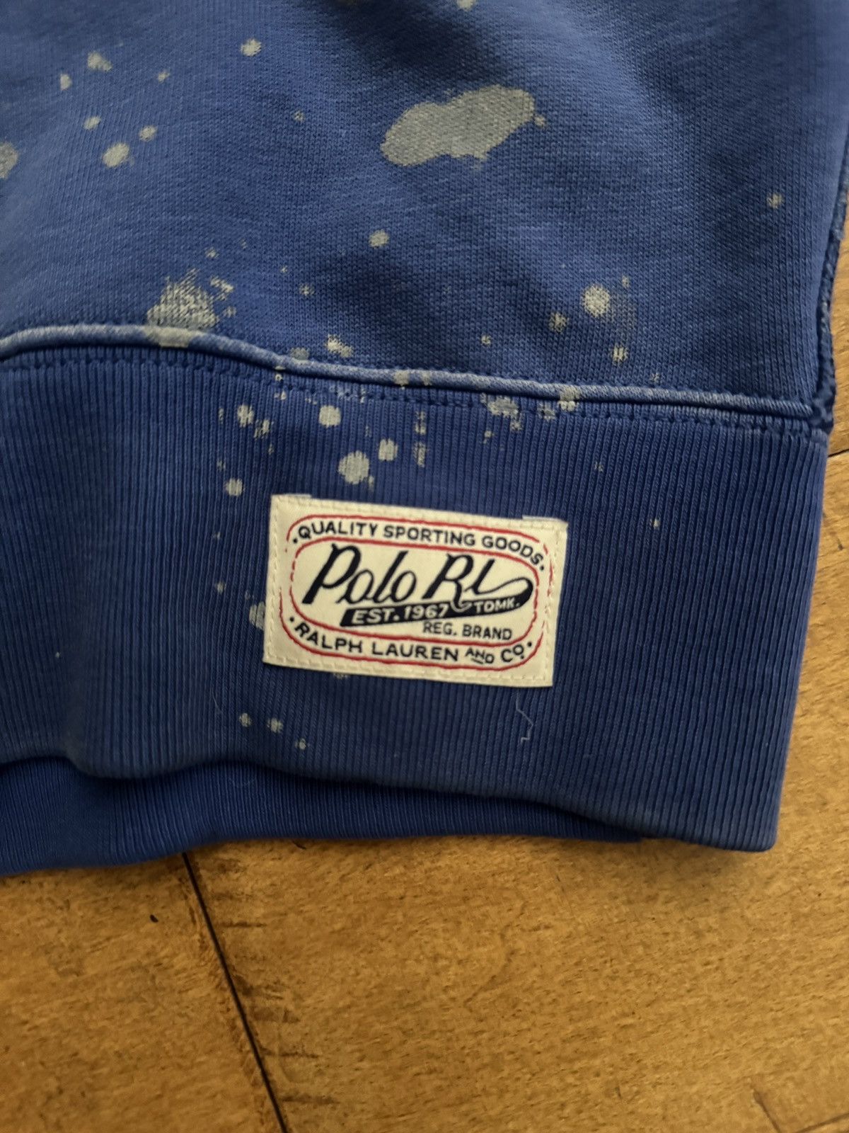 Polo Ralph Lauren Vintage Polo Ralph Lauren Phys. Ed Paint Splatter Crewneck Size US L / EU 52-54 / 3 - 3 Thumbnail
