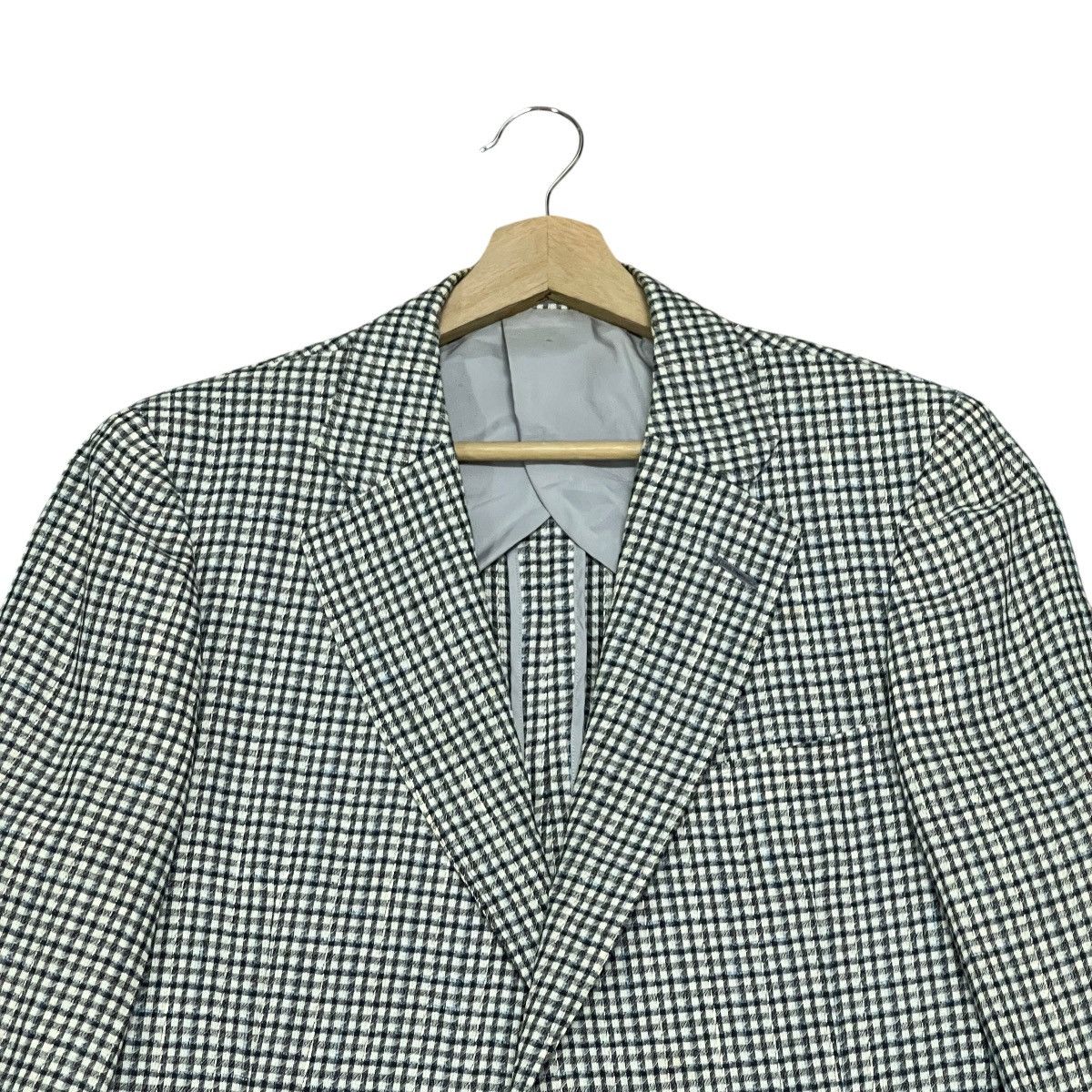 Burberry Prorsum Vintage Burberrys London Houndstooth Wool Blazer Jacket Size US M / EU 48-50 / 2 - 6 Thumbnail