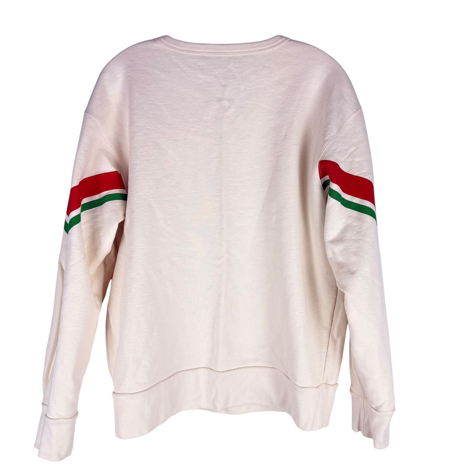 Gucci Gucci Interlocking GG Striped Crew Neck Sweater Off White Size US M / EU 48-50 / 2 - 5 Thumbnail