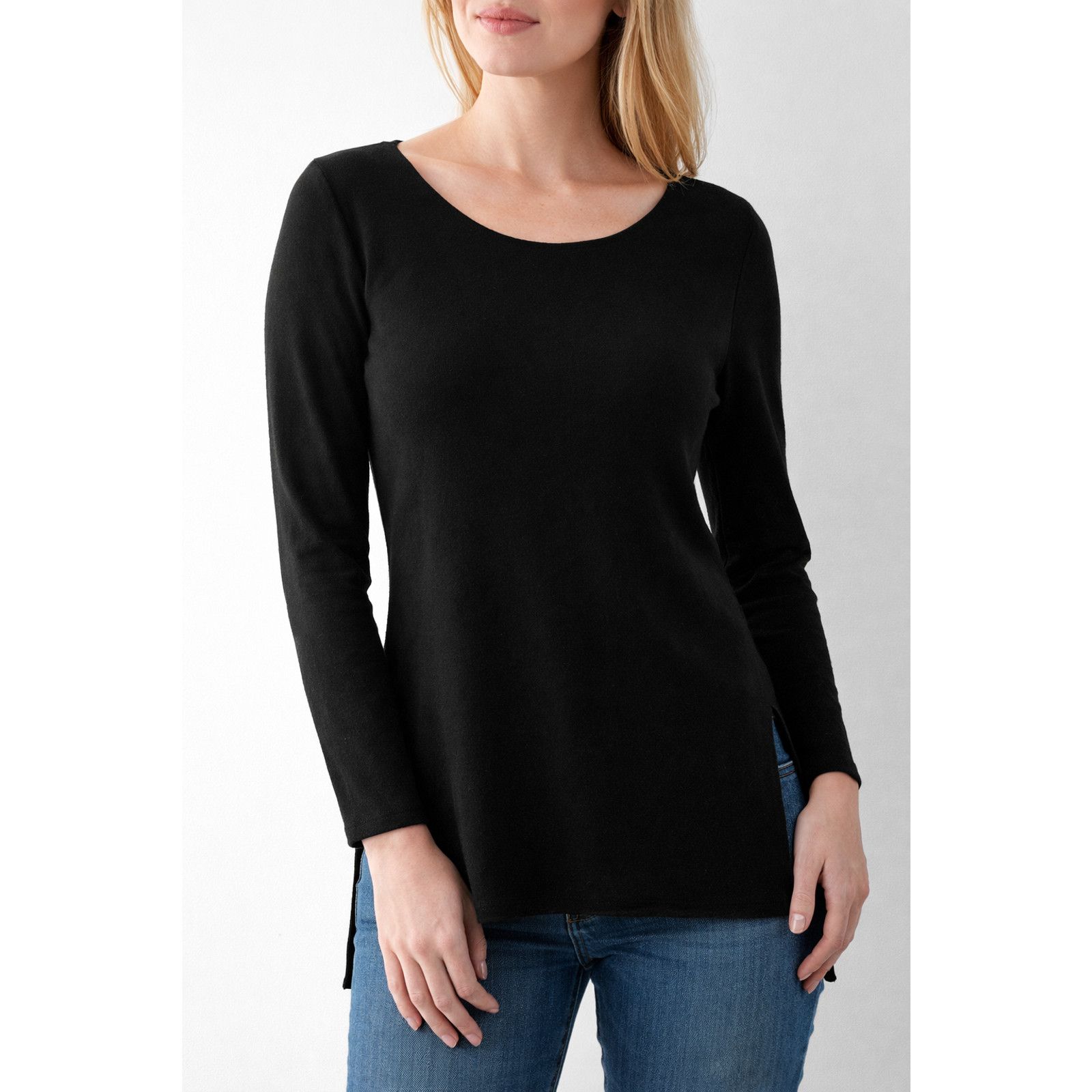 Other Vintage 1994 Jill Stuart Sample Black Ponte Knit Sweater Size S / US 4 / IT 40 - 2 Thumbnail