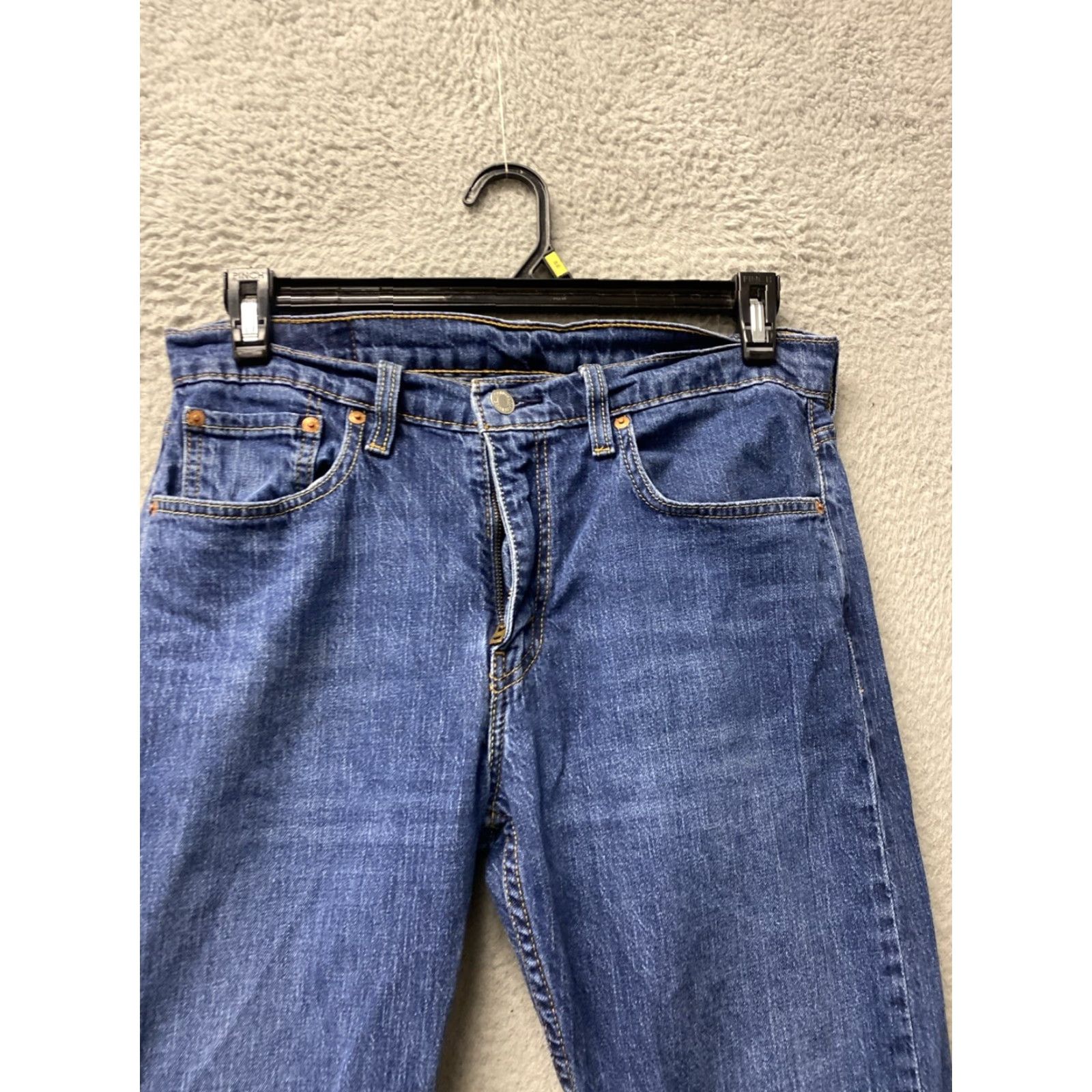 Levi's Levi's 502 Jeans 32x30 Denim Straight Fit Men Blue Classic Casual, 5-Pocket, Mid-Rise Size US 32 / EU 48 - 2 Thumbnail
