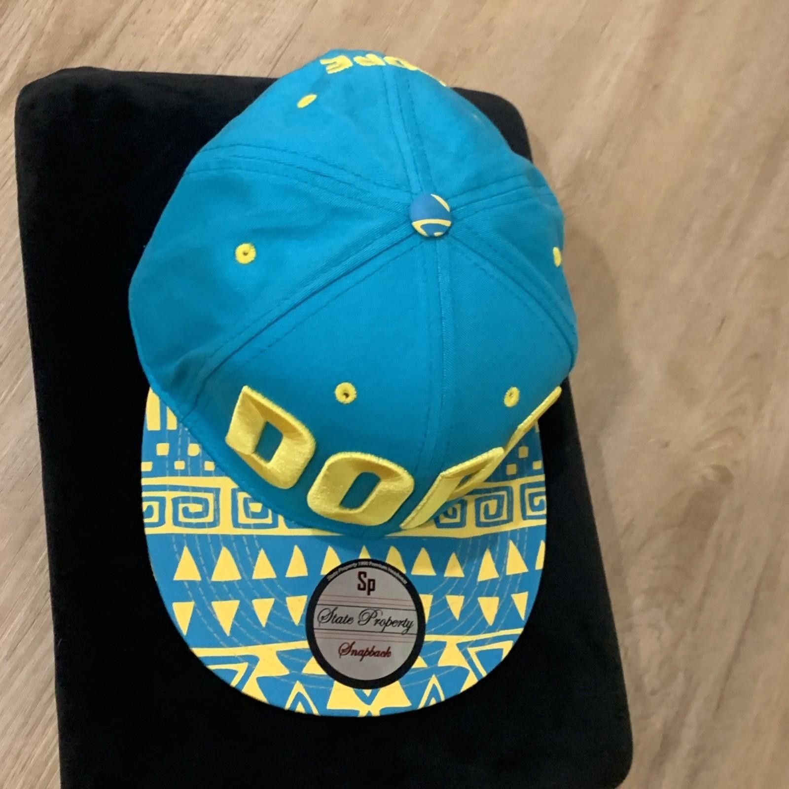 Other State Property DOPE Snapback Hat Teal Yellow Underbrim Art Size ONE SIZE - 9 Thumbnail