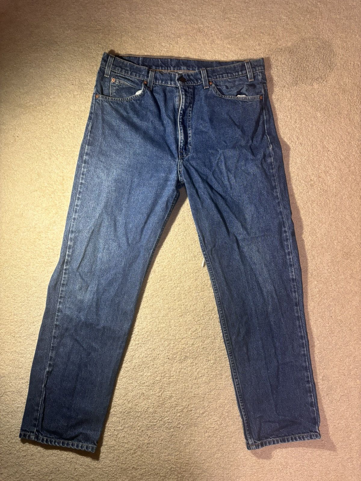 Levi's × Levi's Vintage Clothing × Vintage Vintage Levi's 505 Orange Tab Mens 38x30 Straight Leg Jeans Size US 38 / EU 54 - 3 Thumbnail