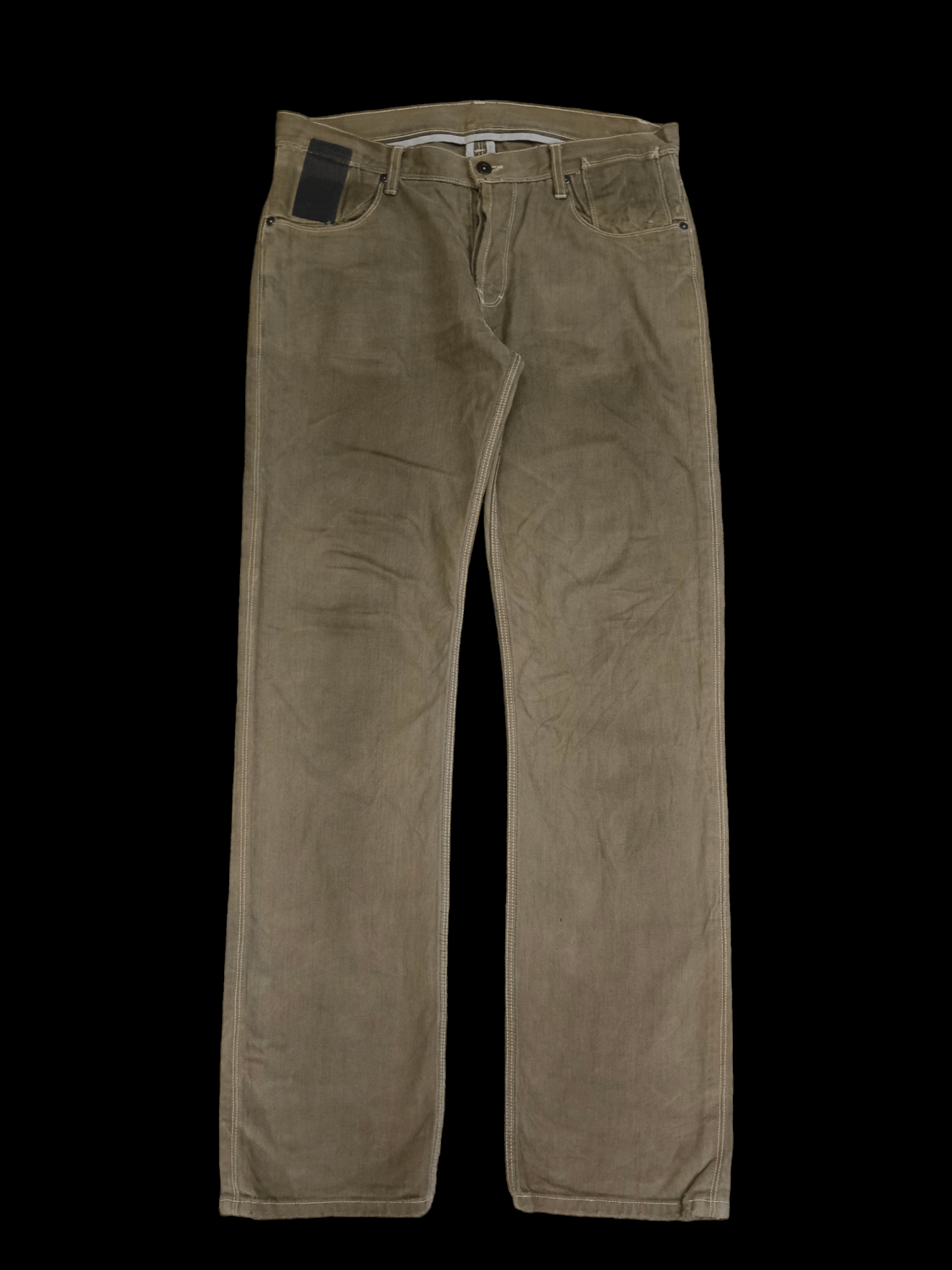 Rick Owens × Rick Owens Drkshdw SICK RICK OWENS SLAB DENIM PANTS Size US 32 / EU 48 - 1 Thumbnail