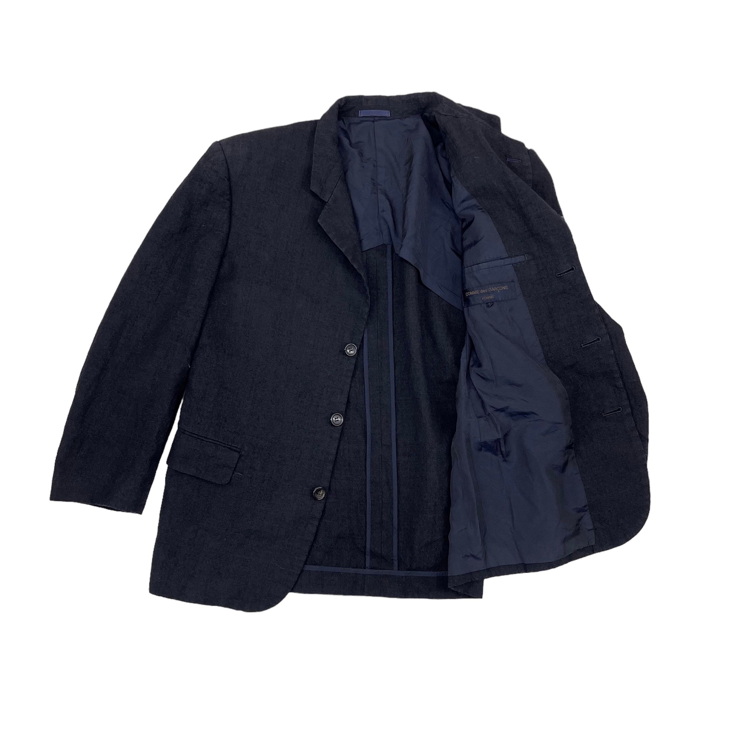 Comme des Garcons Homme 90s Vintage AD 1994 CDG HOMME Wool Jacket #1226/AQ Size US M / EU 48-50 / 2 - 4 Thumbnail
