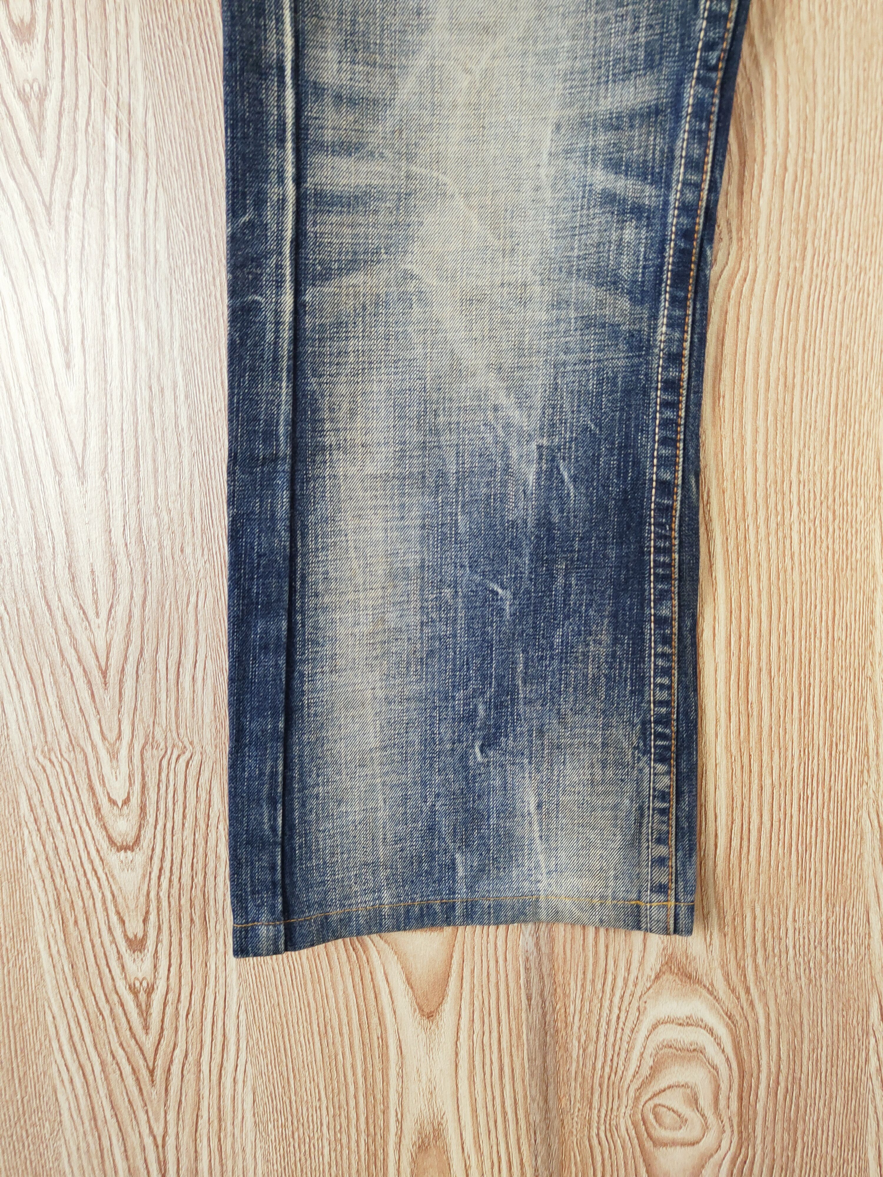 Japanese Brand Red Pepper Dark Blue Distressed Ripped Jeans #W381 Size US 32 / EU 48 - 4 Thumbnail