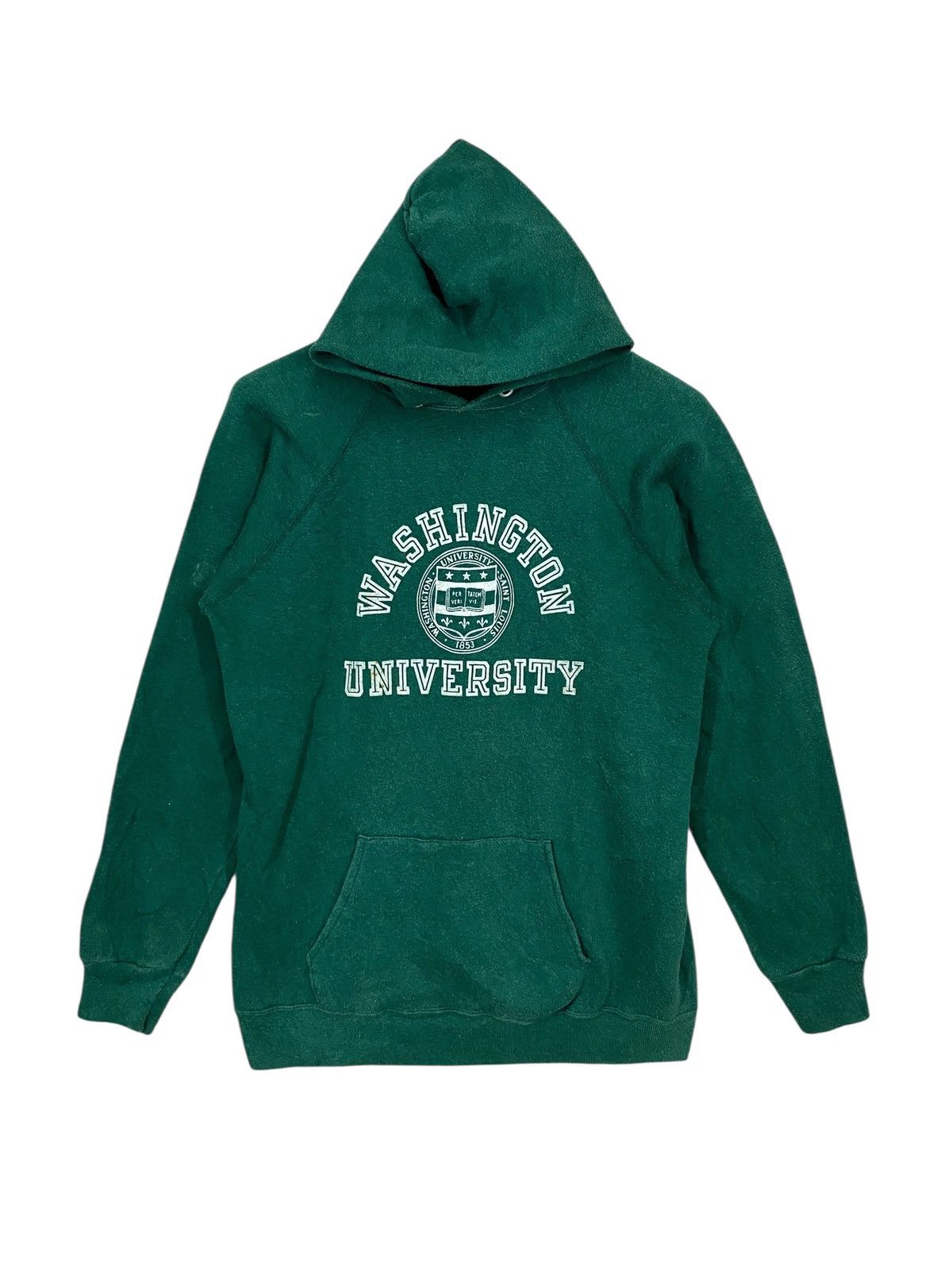 Champion 💥GRAILS💥VTG 80s CHAMPION WASHINGTON UNIVERSITY HOODIE Size US L / EU 52-54 / 3 - 1 Thumbnail