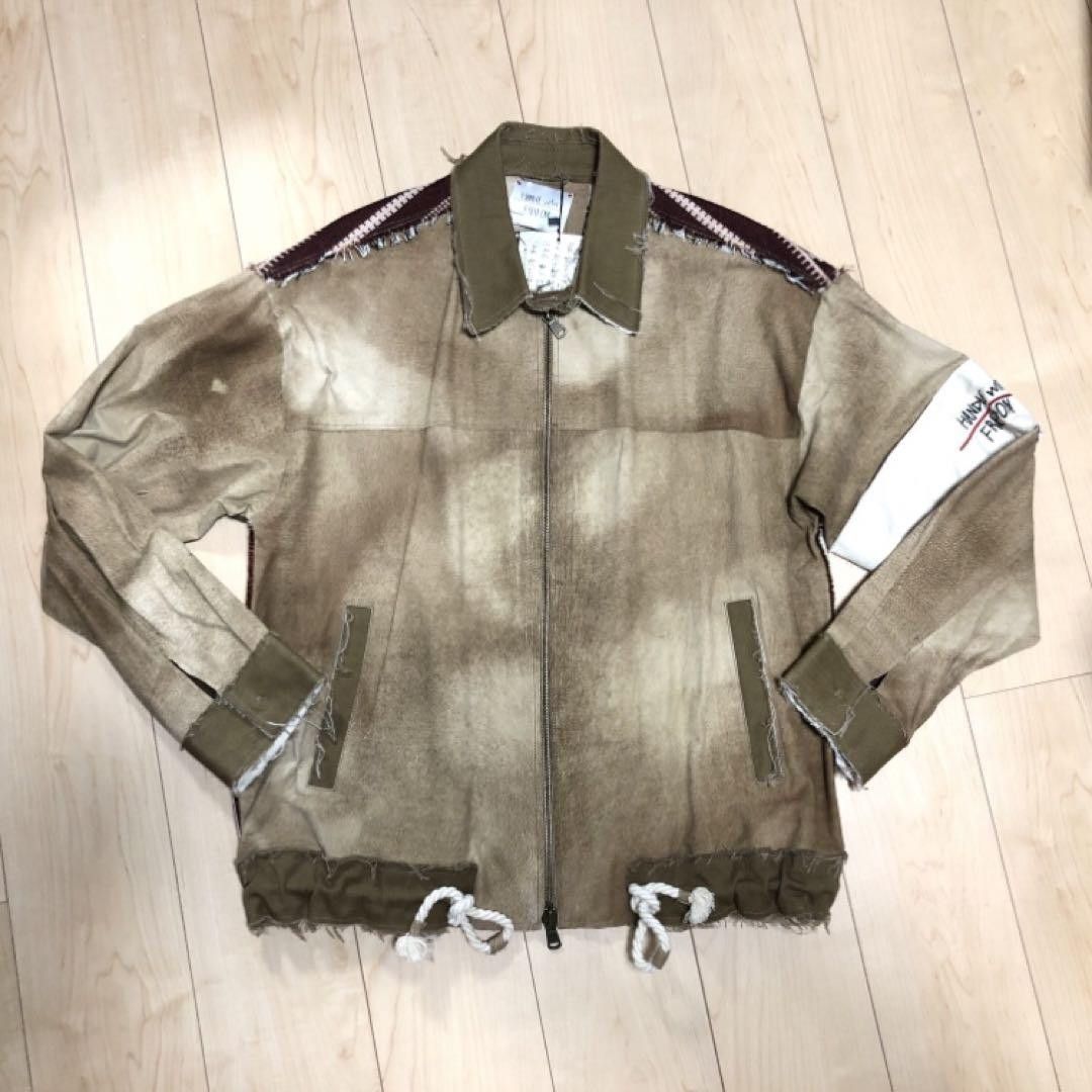 Greg Lauren GREG LAUREN Handle with Freedom Leather Jacket S Size US S / EU 44-46 / 1 - 2 Thumbnail