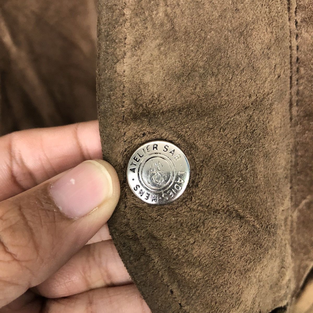 Japanese Brand 📌Vintage Leather Jacket Atelier Sab For Men Issey Miyake Size US M / EU 48-50 / 2 - 19 Thumbnail