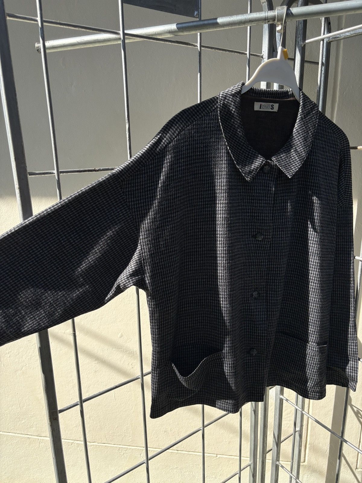 Issey Miyake i.s. Issey Miyake wool jacket blouse Size M / US 6-8 / IT 42-44 - 4 Thumbnail