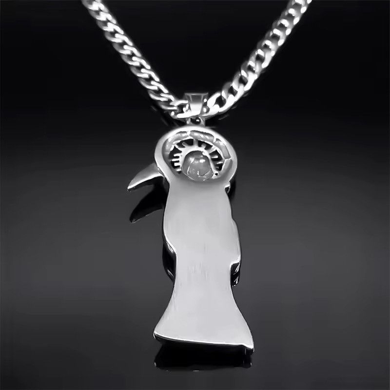 Other × Vintage Skeleton Gothic Punk Chain Necklace Size ONE SIZE - 3 Thumbnail