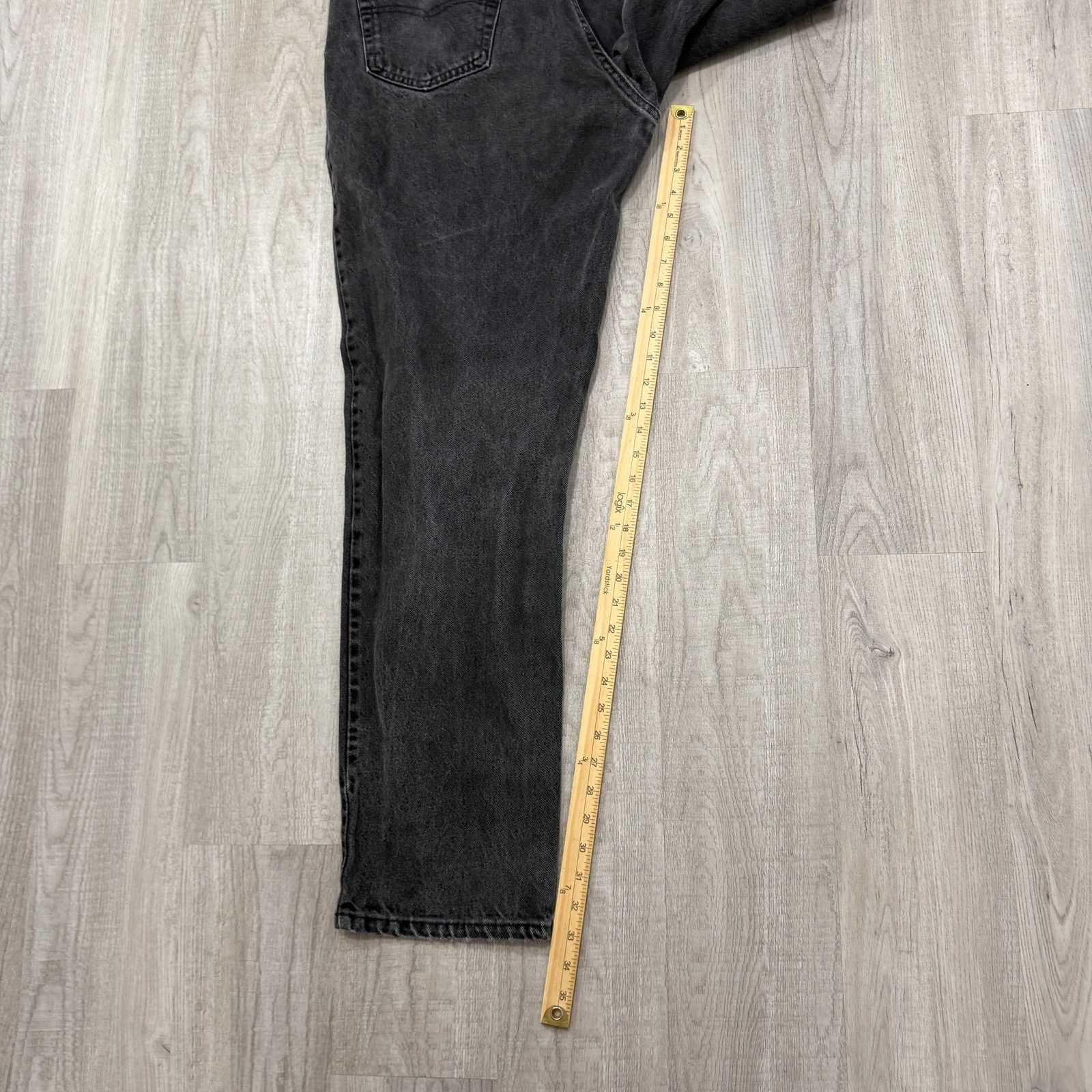 Levi's Vintage Levis 545 Jeans 38x34 Black Loose Fit Baggy Tapered Size US 38 / EU 54 - 9 Thumbnail