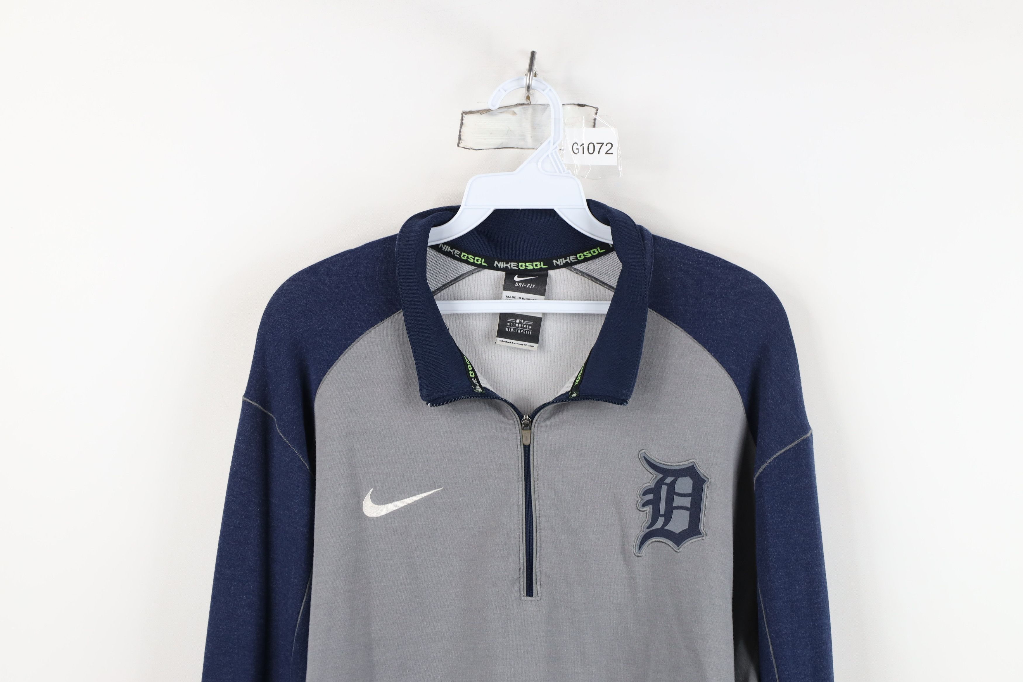 Nike Nike Reflective Detroit Tigers Baseball Half Zip Jacket Size US L / EU 52-54 / 3 - 2 Thumbnail