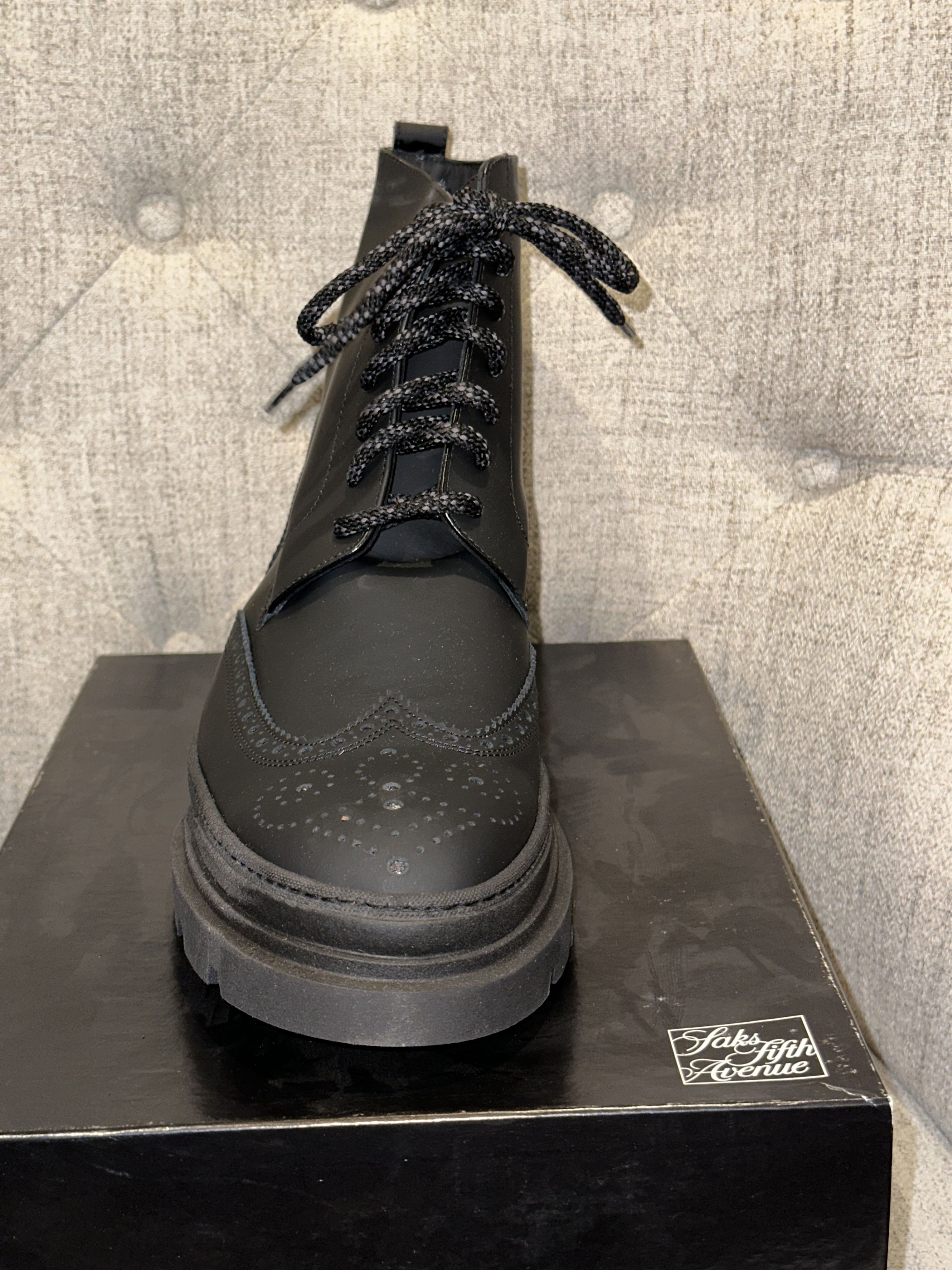Saks Fifth Avenue Saks Fifth Avenue Collection Matte Boots $400 size12(45) Size US 12 / EU 45 - 8 Thumbnail
