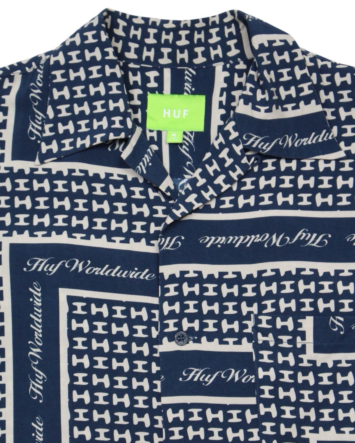 Huf FW2022 HUF WORLDWIDE SCARF LS RESORT RAYON SHIRT Size US M / EU 48-50 / 2 - 2 Thumbnail