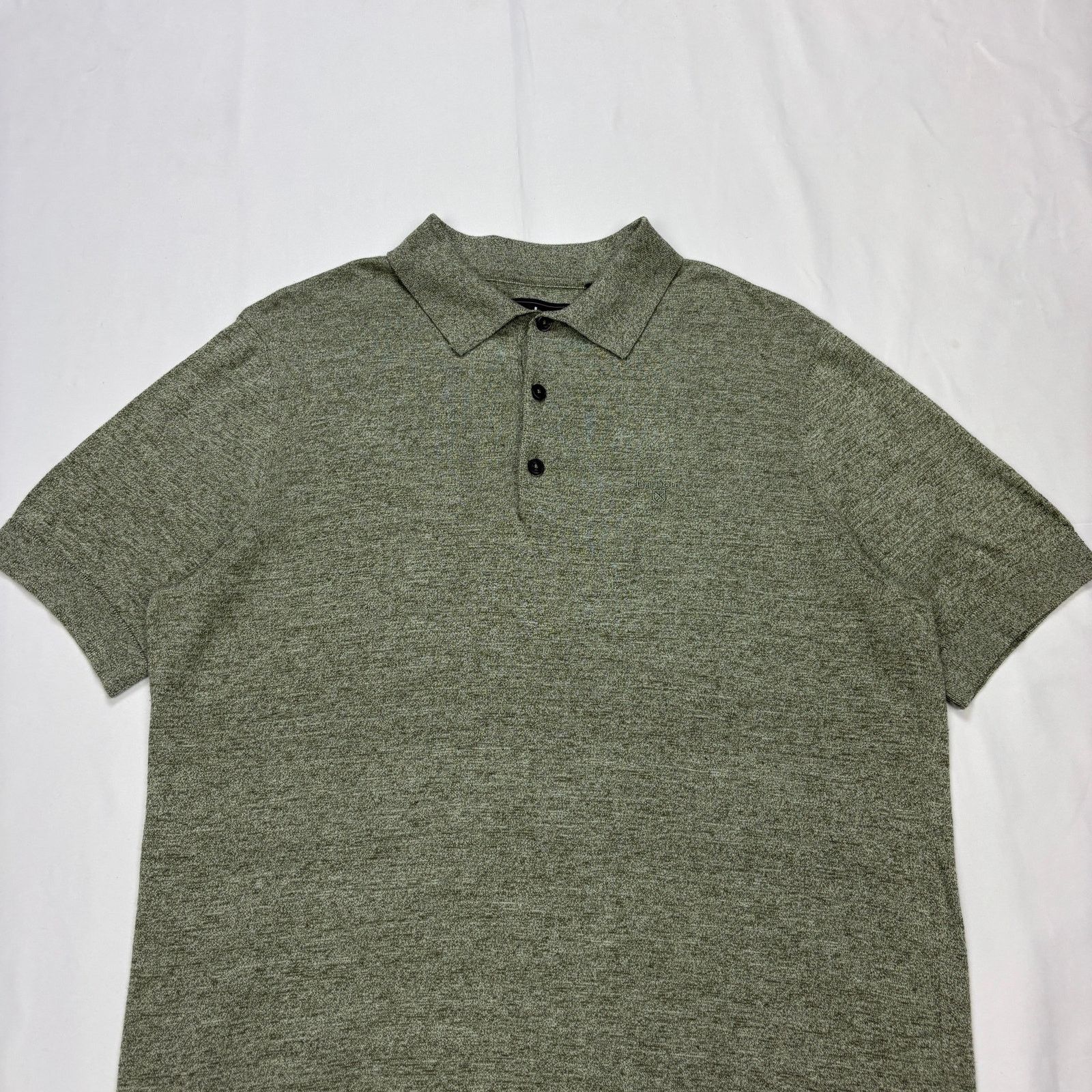 Barbour Barbour Buston Knit Cotton Linen Polo Shirt XL Quiet Luxury Size US XL / EU 56 / 4 - 2 Thumbnail