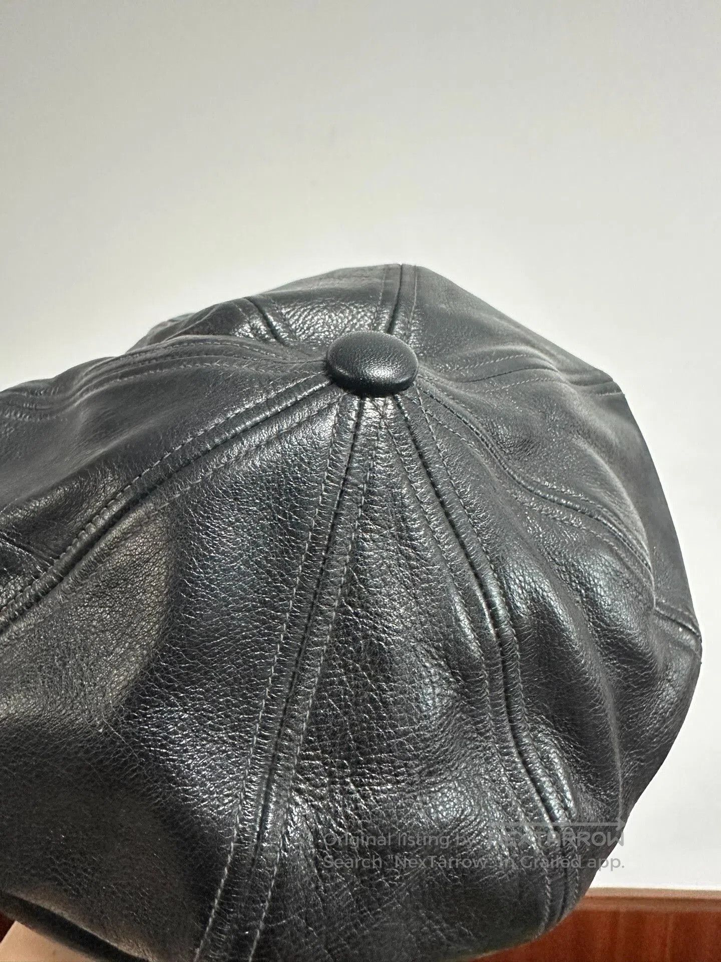 Freewheelers FREEWHEELERS Leather Newsboy Cap. Size ONE SIZE - 2 Thumbnail