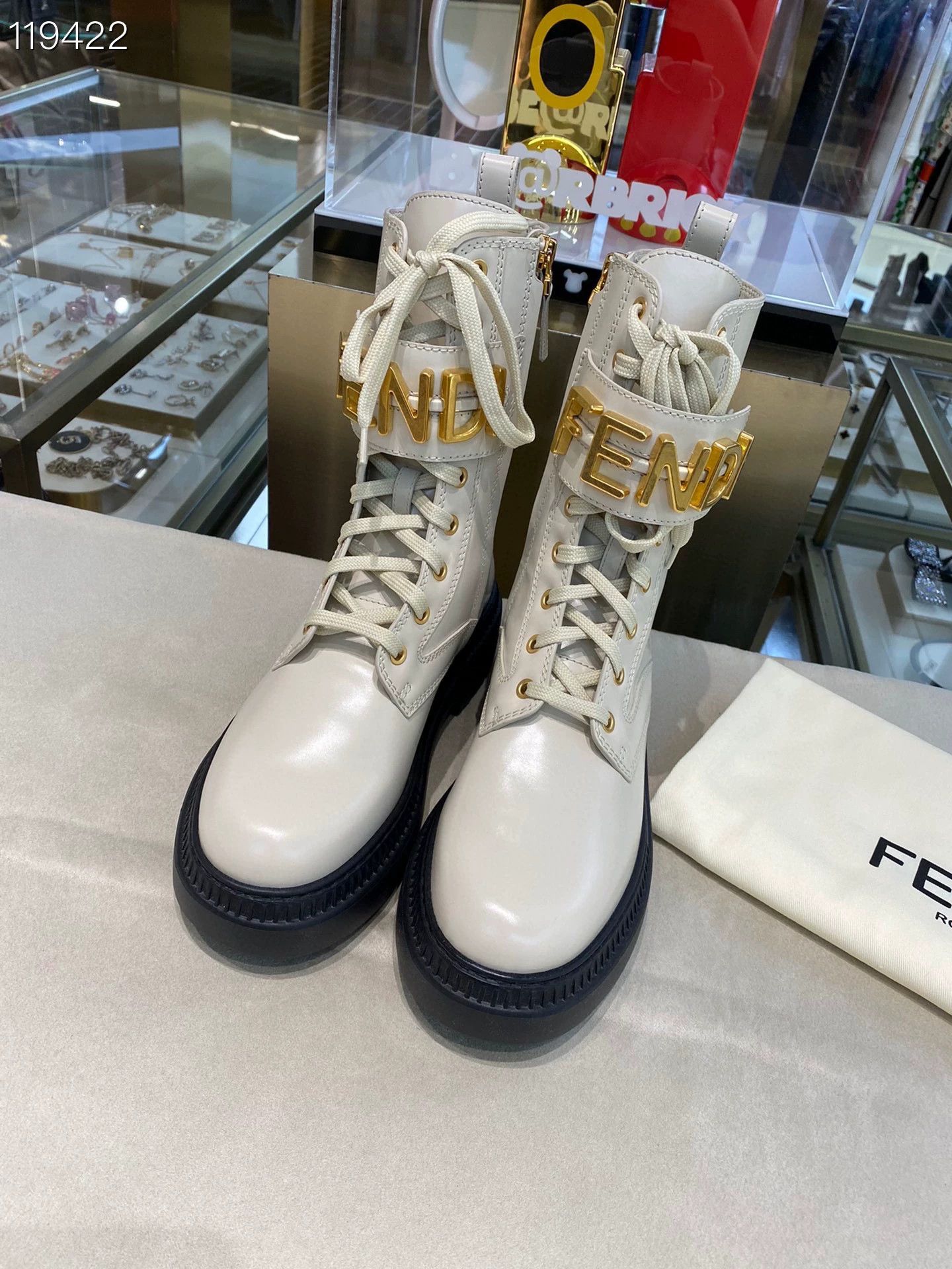 Fendi Fendi 078978 v519 Martin Boots Size US 6 / IT 36 - 1 Thumbnail