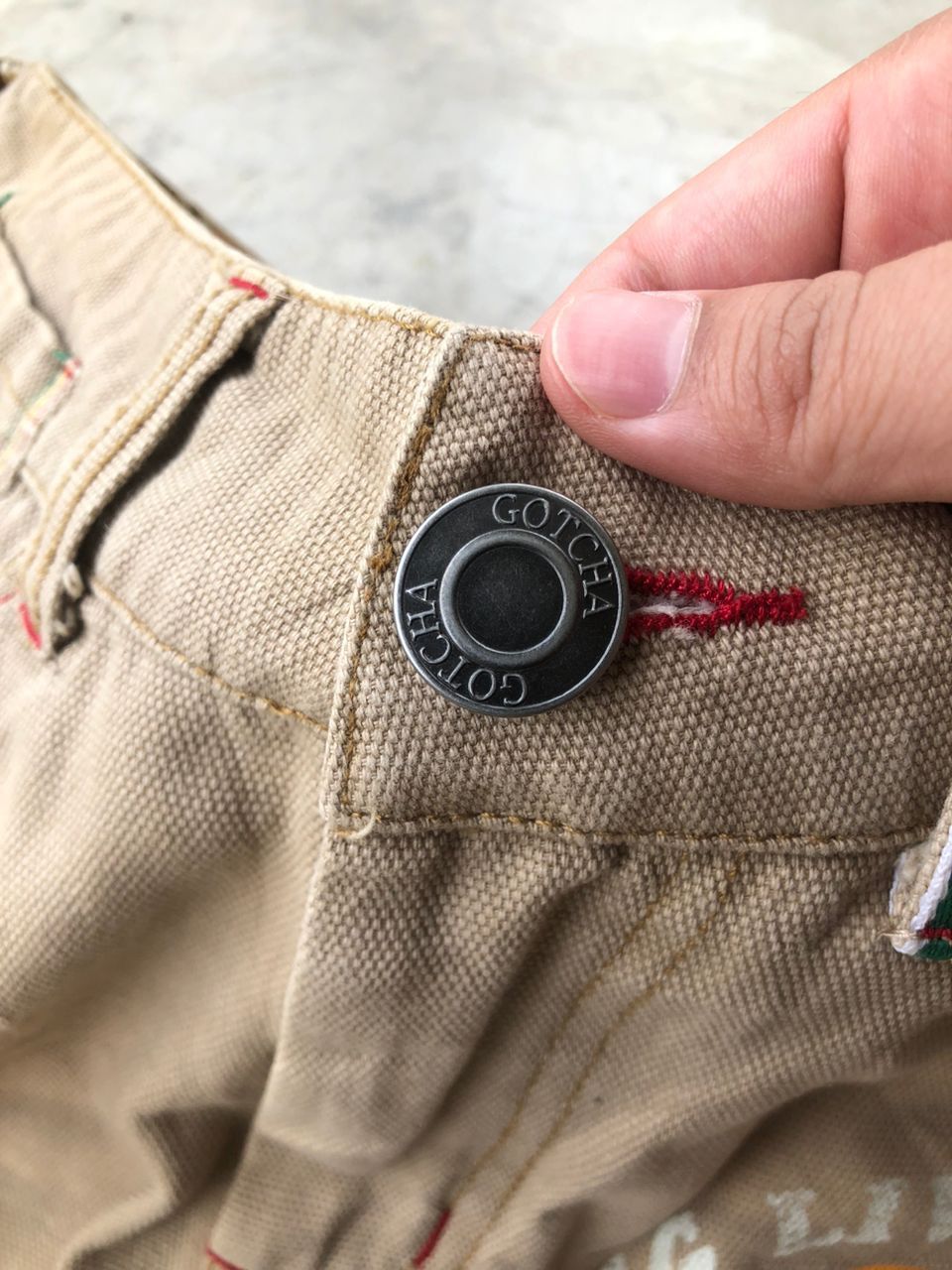 Gotcha × Vintage Vintage Gotcha Duck Canvas Surf Style Rasta Jeans Size US 30 / EU 46 - 9 Thumbnail