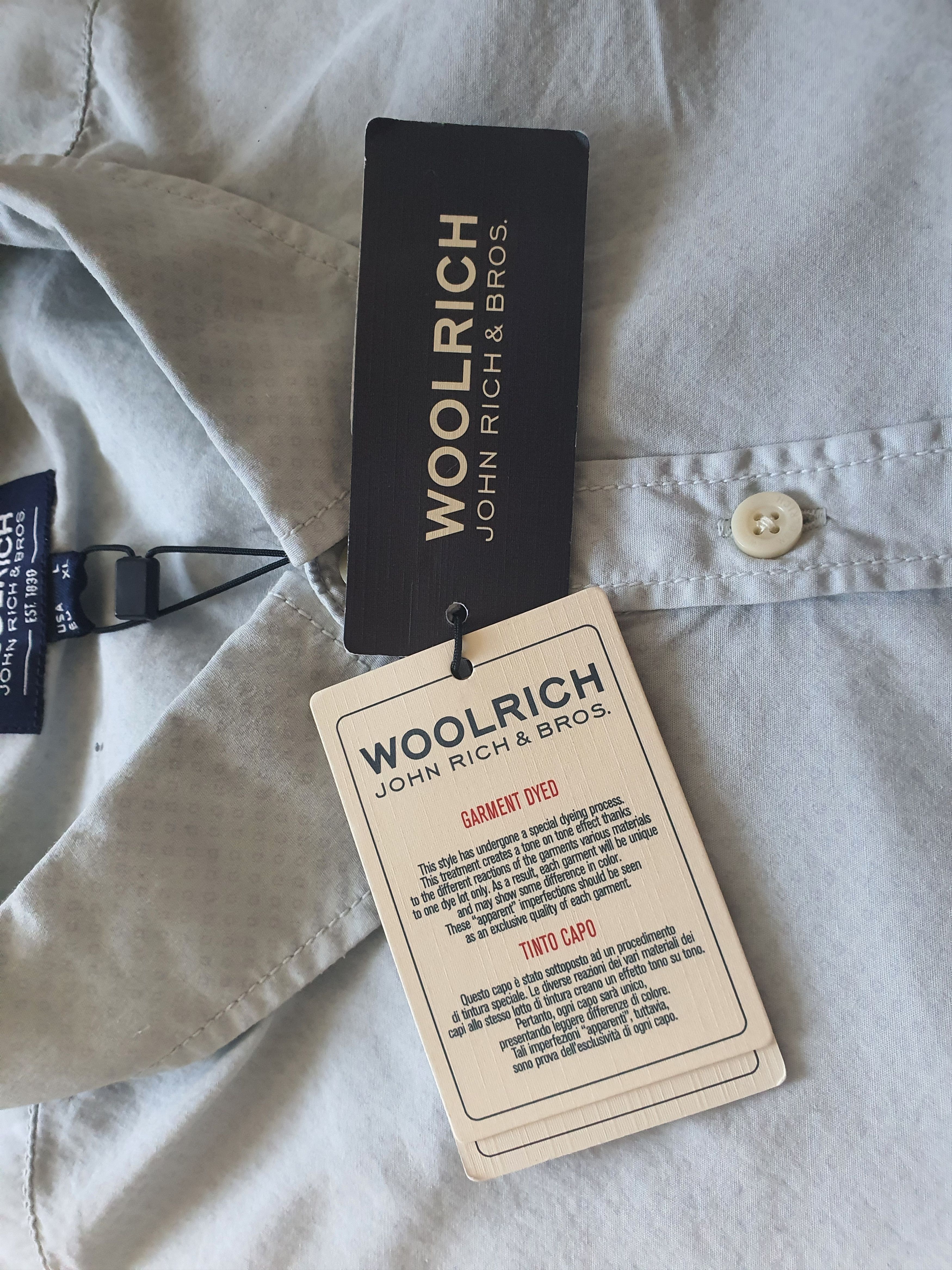 Woolrich Woolen Mills BNWT Casual Shirt Button-Up - Micropattern - Sz EU XL Size US L / EU 52-54 / 3 - 6 Thumbnail