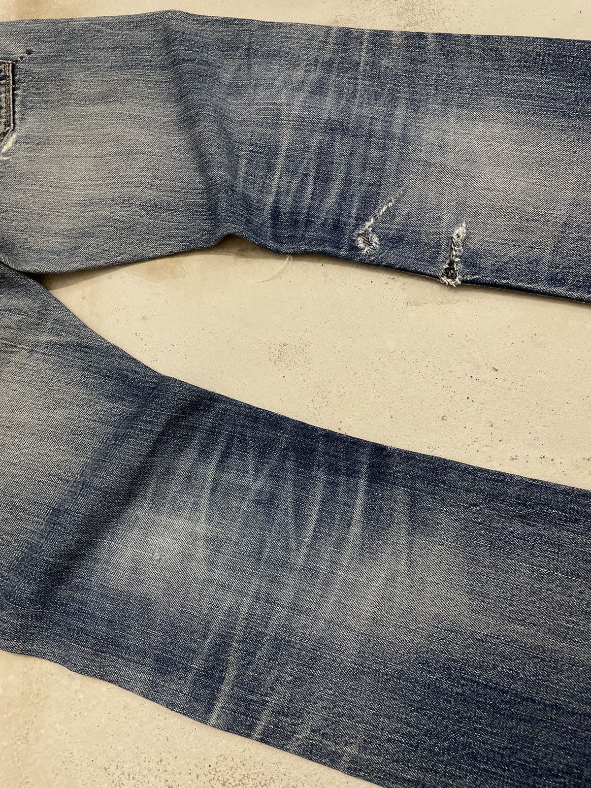 Paul Smith × Paul Smith Red Ear Paul Smith Red Ear Selvedge Distressed Denim Pants (A10) Size US 31 - 17 Thumbnail