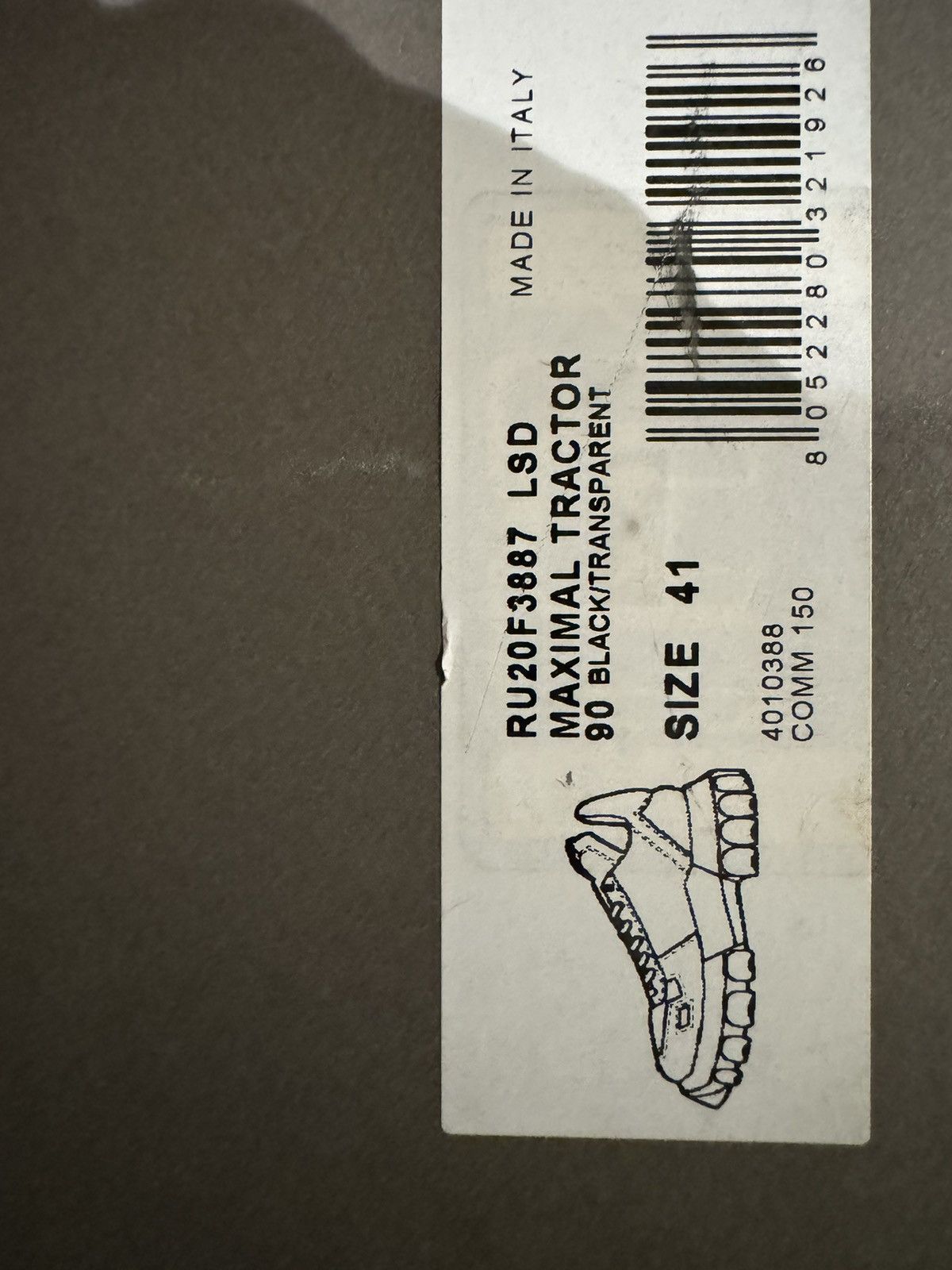 Rick Owens Bozo tractor in low Rick owens Size US 8.5 / EU 41-42 - 4 Thumbnail