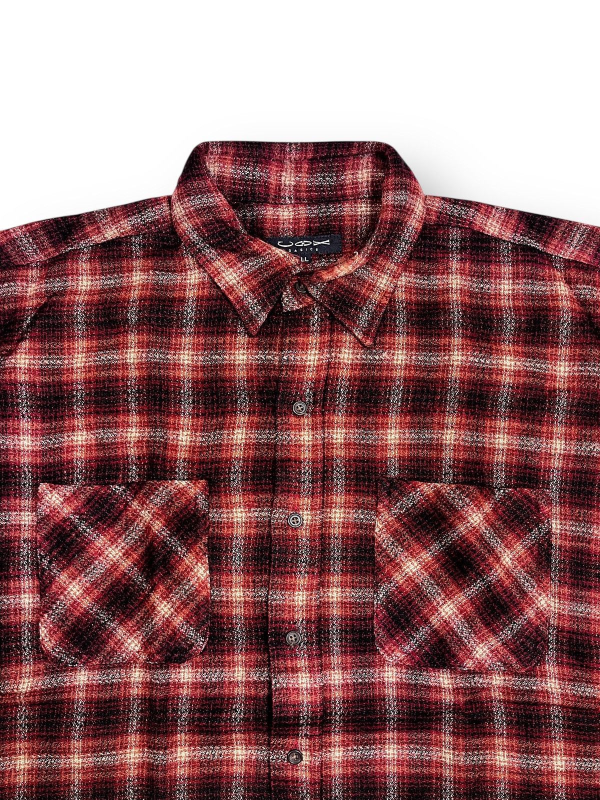 Vintage Cox Double Pocket Vintage Outer Plaid Flannel Size US XL / EU 56 / 4 - 2 Thumbnail