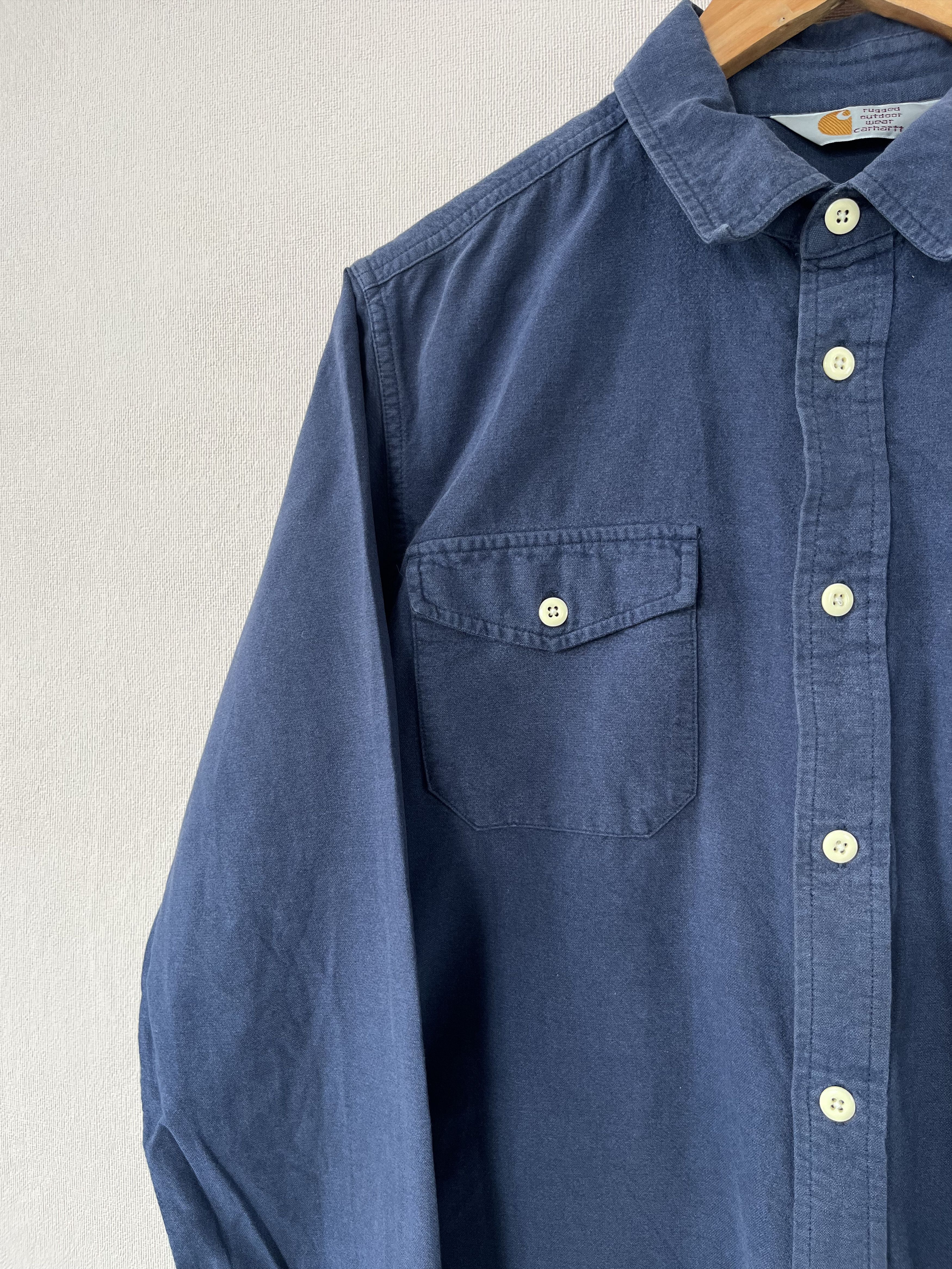 Carhartt Carhartt long sleeve Blue Vendor L/S Shirt workwear Pocket Size US L / EU 52-54 / 3 - 3 Thumbnail