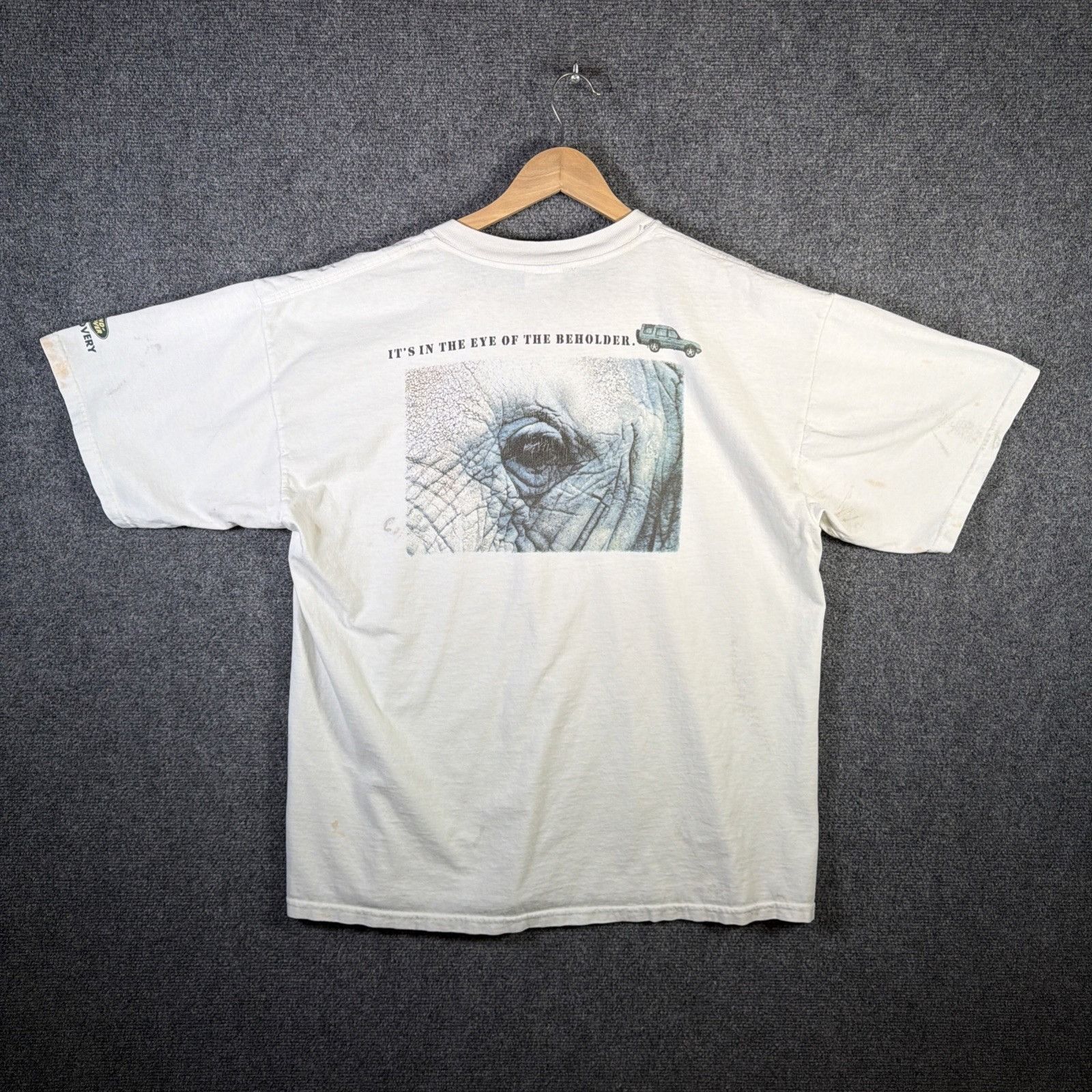 Vintage Vintage Land Rover Shirt Mens XL White 90s Safari Outdoors Size US XL / EU 56 / 4 - 1 Thumbnail