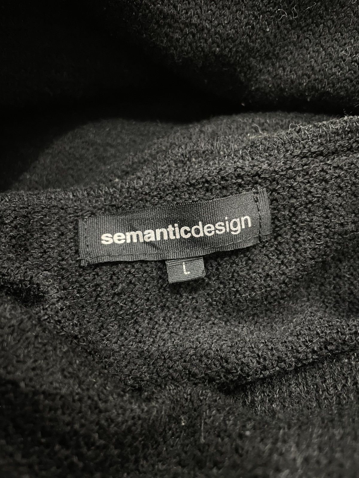 semanticdesign Japanese Semantic Design Over Collar Sweater Knitwear Size US L / EU 52-54 / 3 - 5 Thumbnail