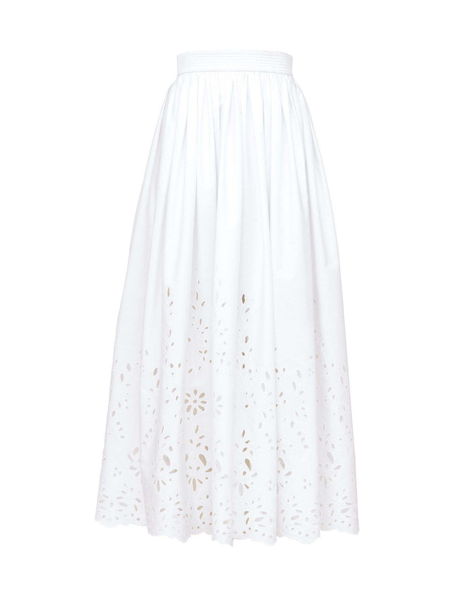 Chloe o1y0825 Maxi Skirt in White Size 30" / US 8 / IT 44 - 1 Thumbnail