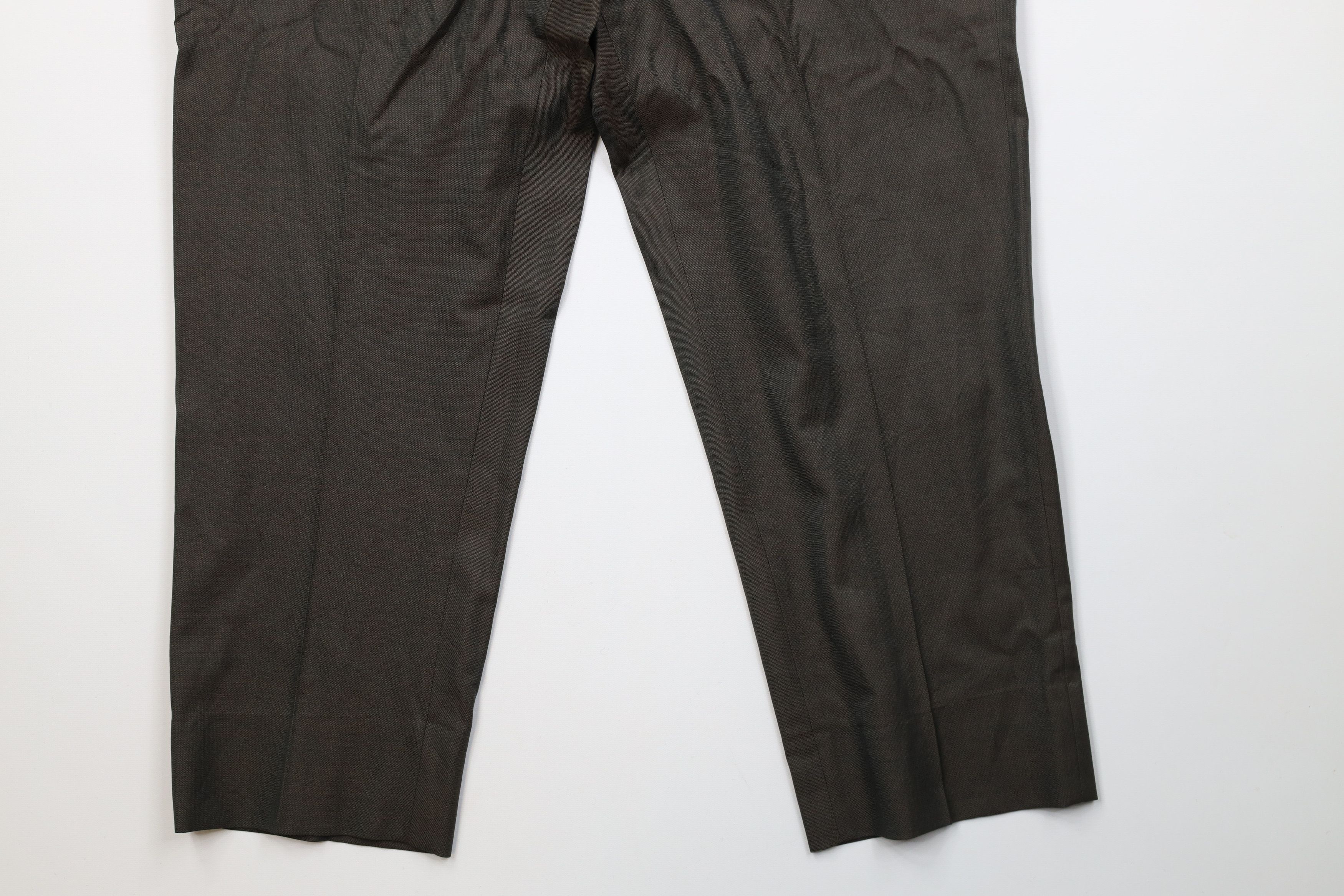 Vintage Vintage 50s Hollywood Regency Knit Chromatic Chino Pants Size US 34 / EU 50 - 4 Thumbnail