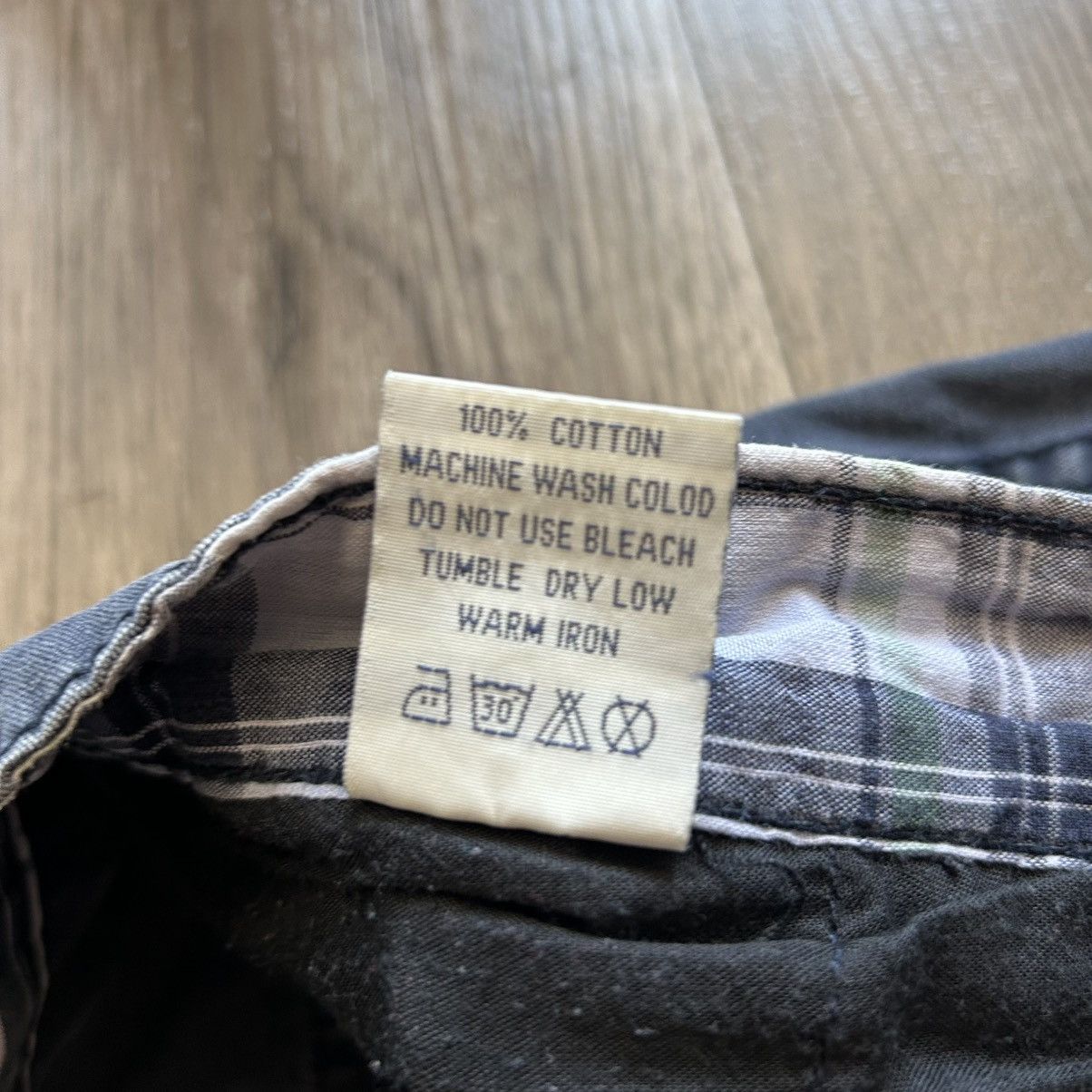 Other Vintage 90s/Y2K Faded Blue Cargo Flare Pants 34/32 Size US 34 / EU 50 - 9 Thumbnail