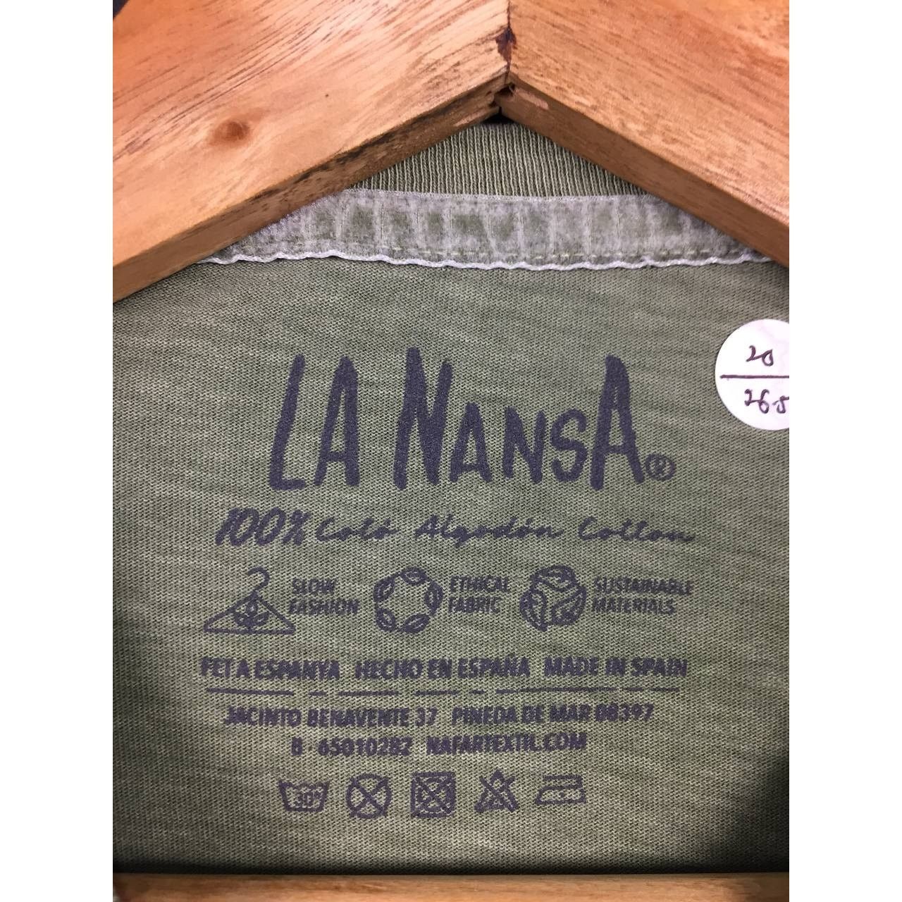 Other La Nansa Olive Green Bicycle Artwork Tee Size M Size US M / EU 48-50 / 2 - 8 Thumbnail