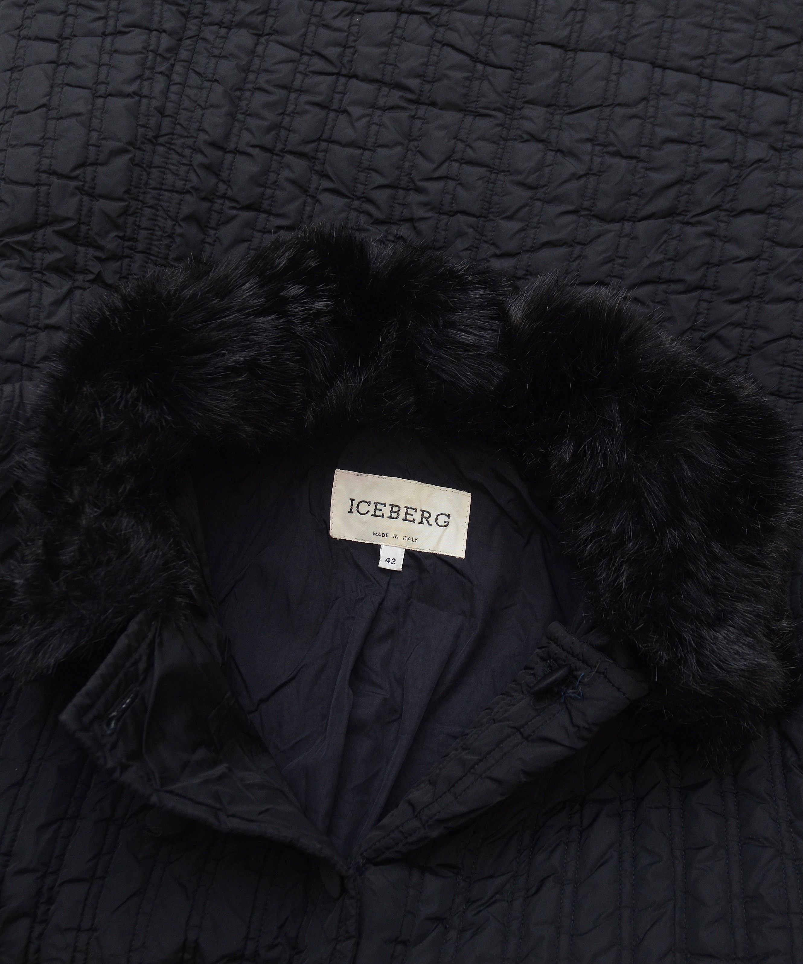 Iceberg Vintage Iceberg Coat Fur Quilted Jacket Japanese Style Y2K Size M / US 6-8 / IT 42-44 - 8 Thumbnail