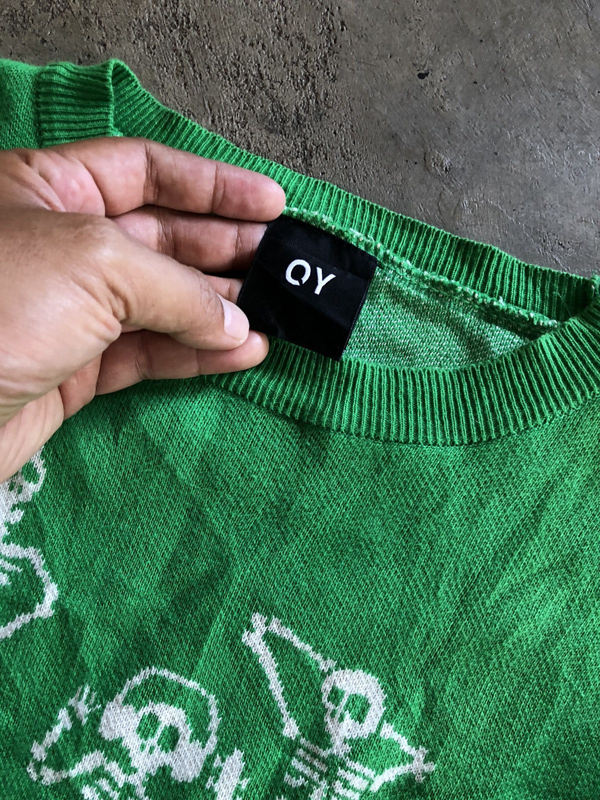 If Six Was Nine × Japanese Brand × Le Grande Bleu (L.G.B.) JAPANESE STYLE OY “ WELCOME TO GHOST HOUSE” SKLETON KNIT Size US L / EU 52-54 / 3 - 5 Thumbnail