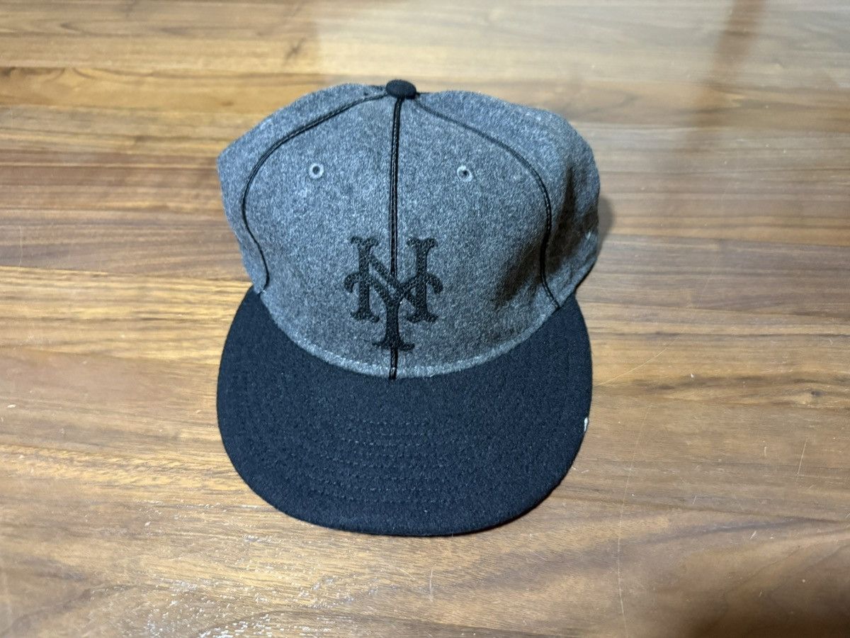 Aime Leon Dore Aimé Leon Dore x New Era Mets Melton Wool Fitted Hat 7 1/2 Size ONE SIZE - 1 Thumbnail