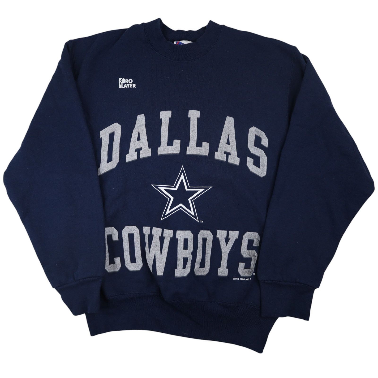NFL × Pro Player × Vintage VTG 90s Pro Player Dallas Cowboys Big Spellout Sweatshirt Size US M / EU 48-50 / 2 - 1 Thumbnail