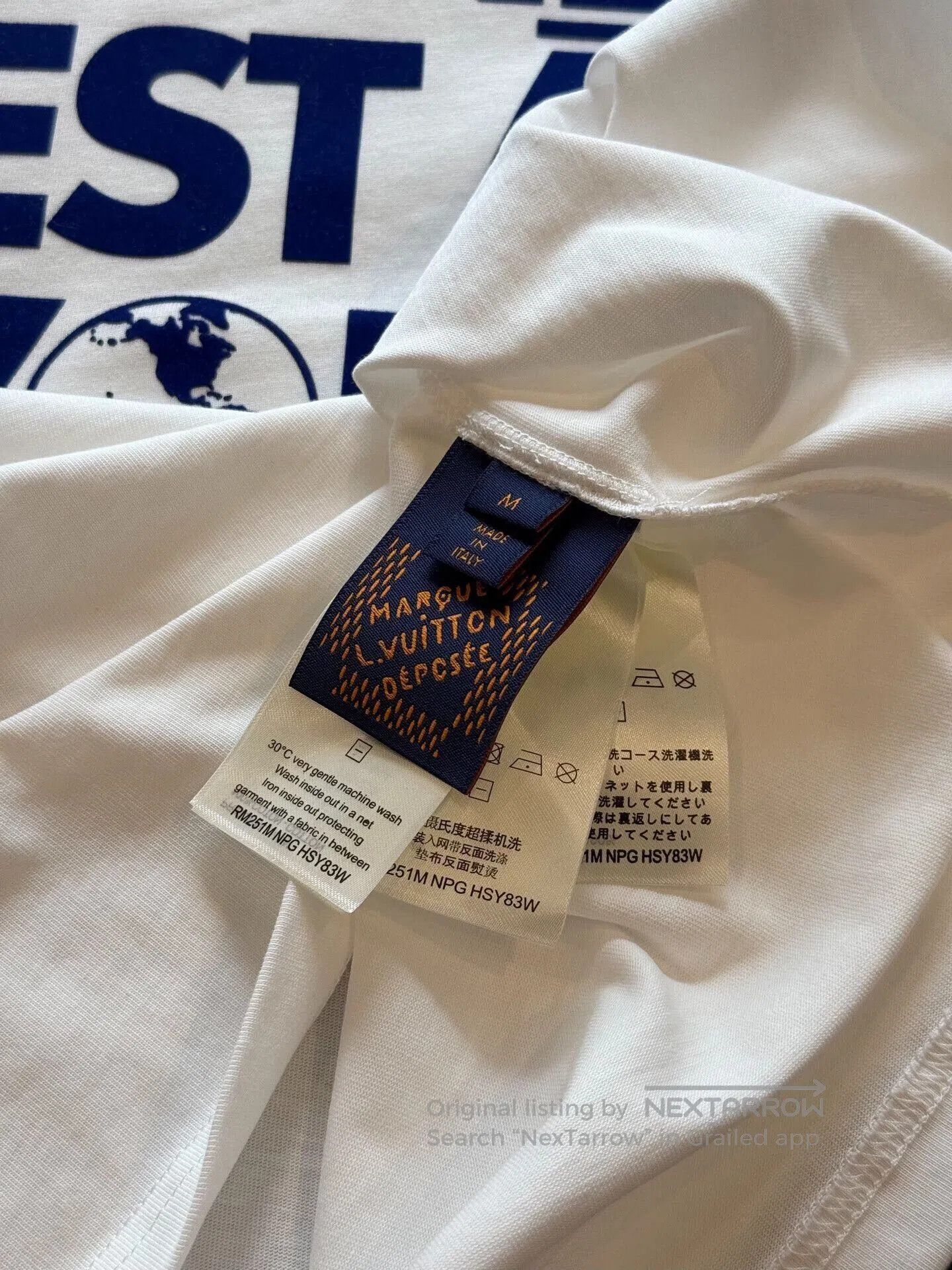 LVXWA lv earth velvet print t-shirt. Size US M / EU 48-50 / 2 - 6 Thumbnail