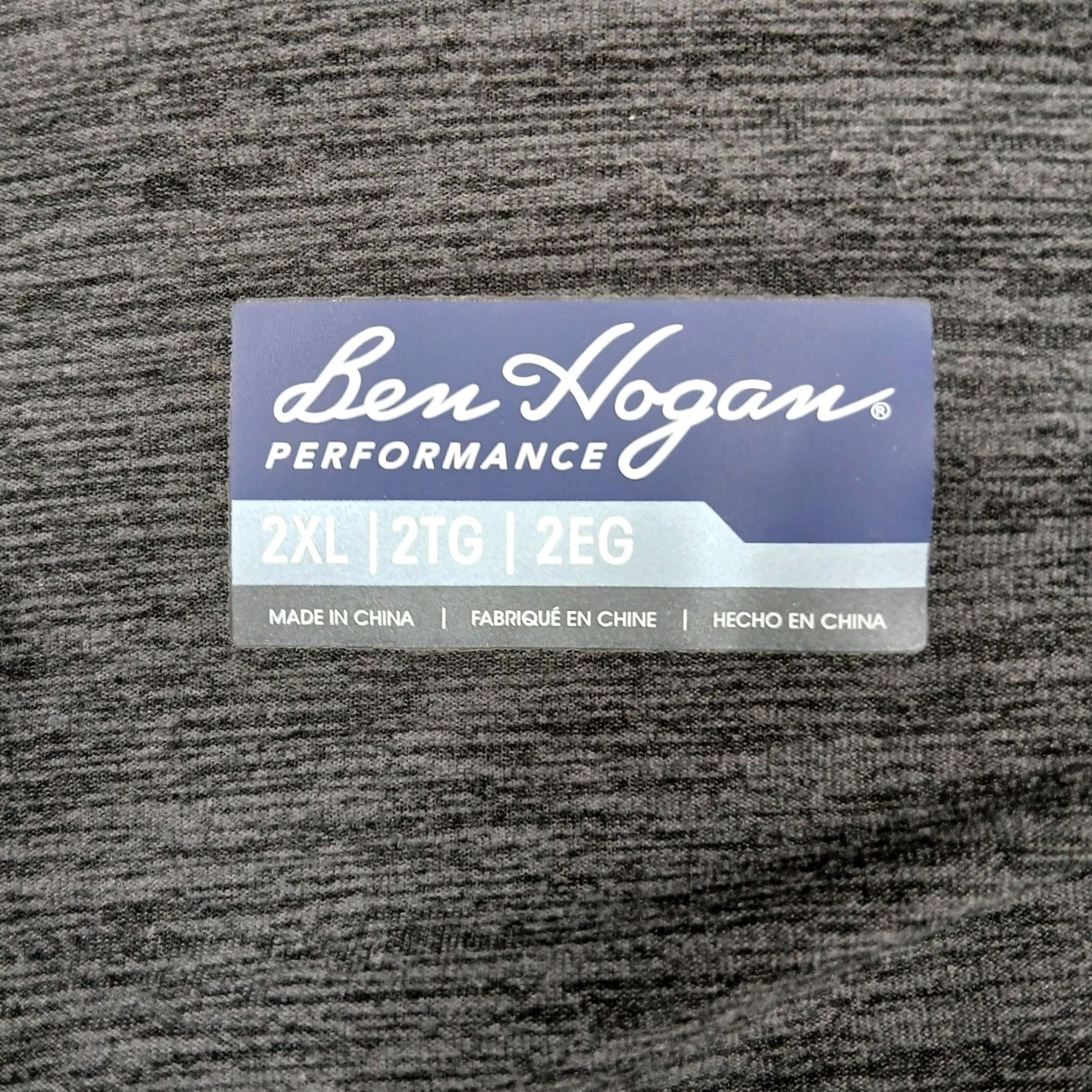Hogan Ben Hogan Performance Gray Long Sleeve Quarter Zip Polo Men 2XL Striped Pullover Golf Size US XXL / EU 58 / 5 - 5 Thumbnail