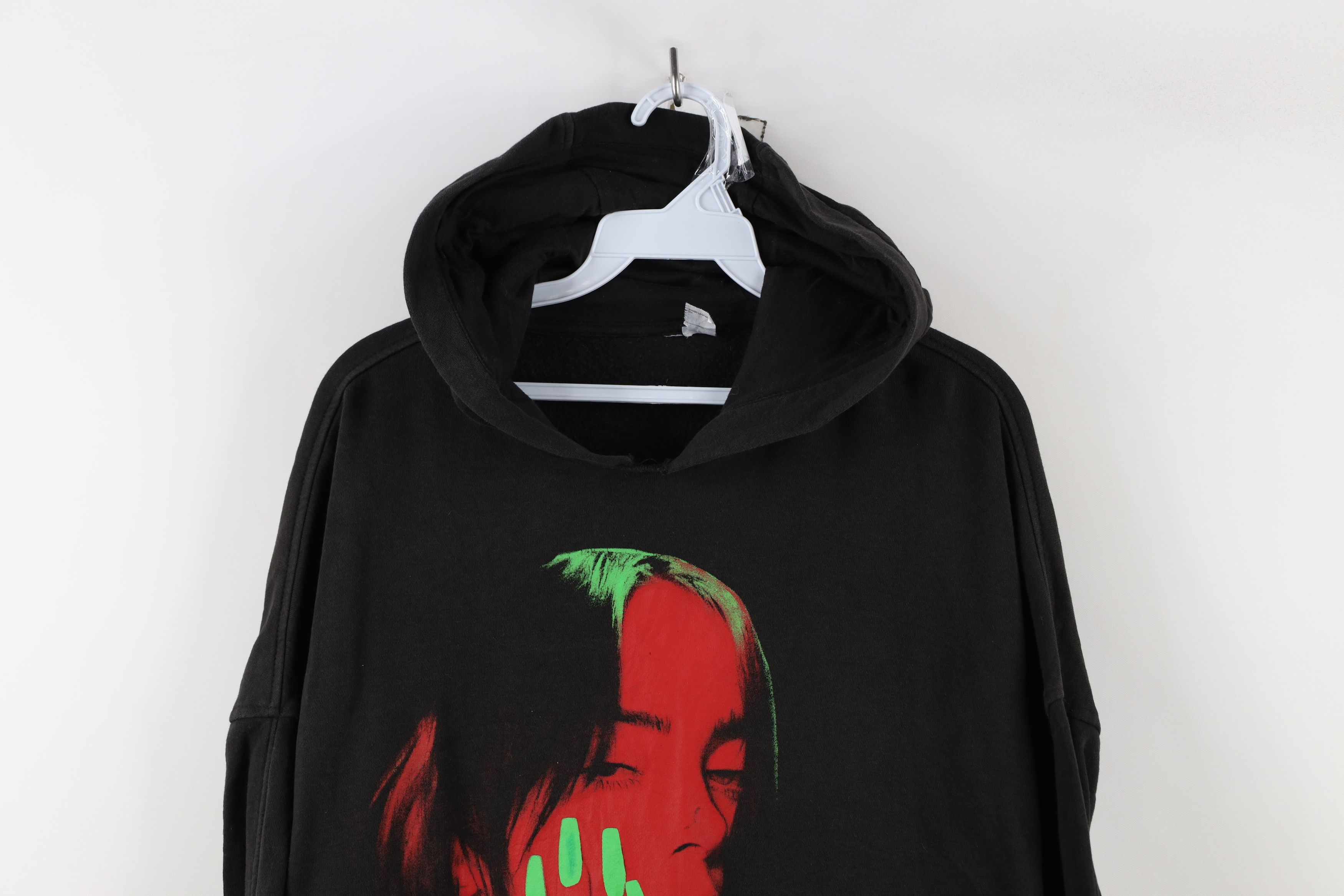 Vintage Billie Eilish Distressed Official Band Hoodie Sweatshirt Size XL / US 12-14 / IT 48-50 - 2 Thumbnail