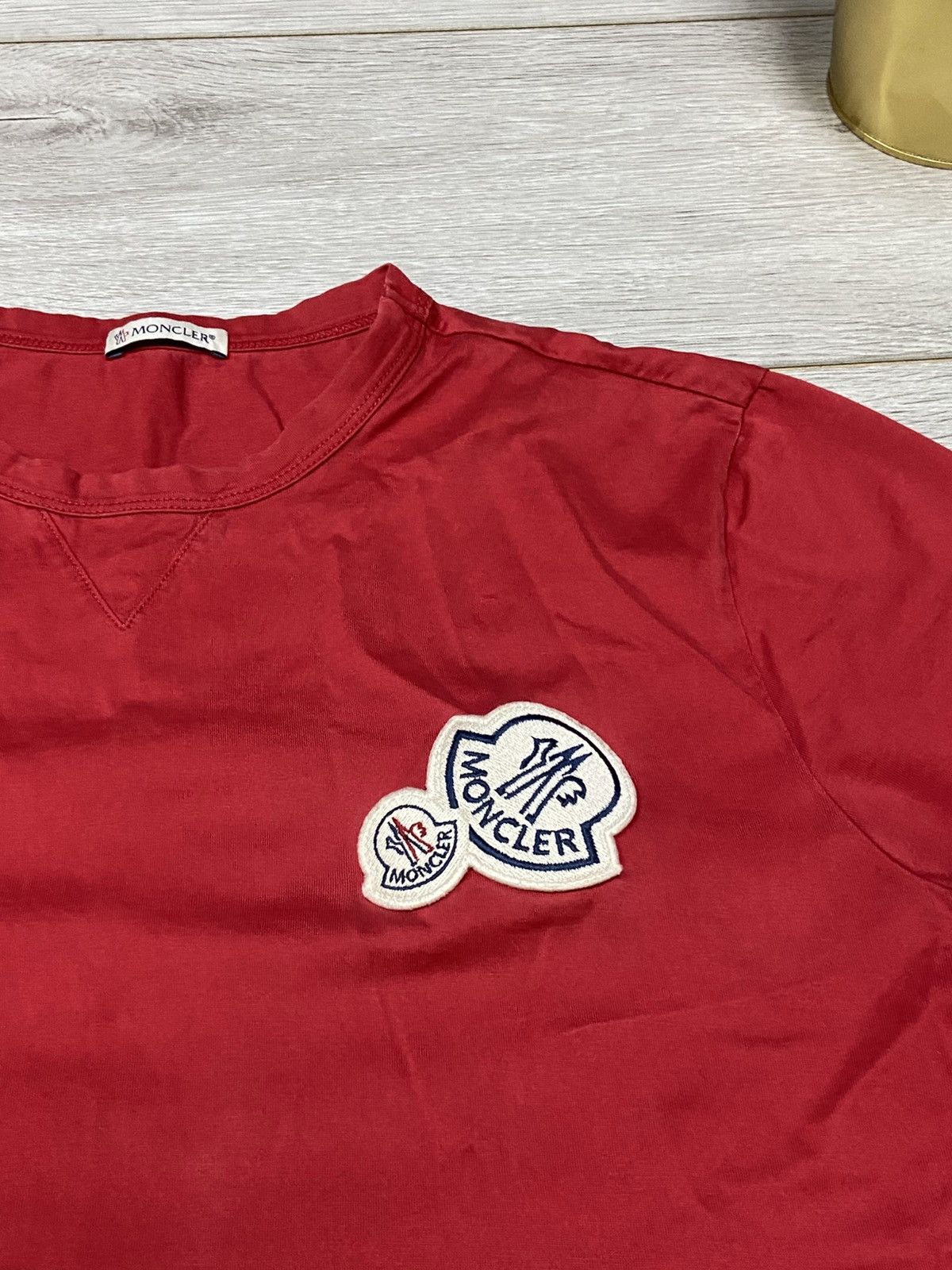 Moncler Moncler Double Logo T-shirt Size US M / EU 48-50 / 2 - 2 Thumbnail
