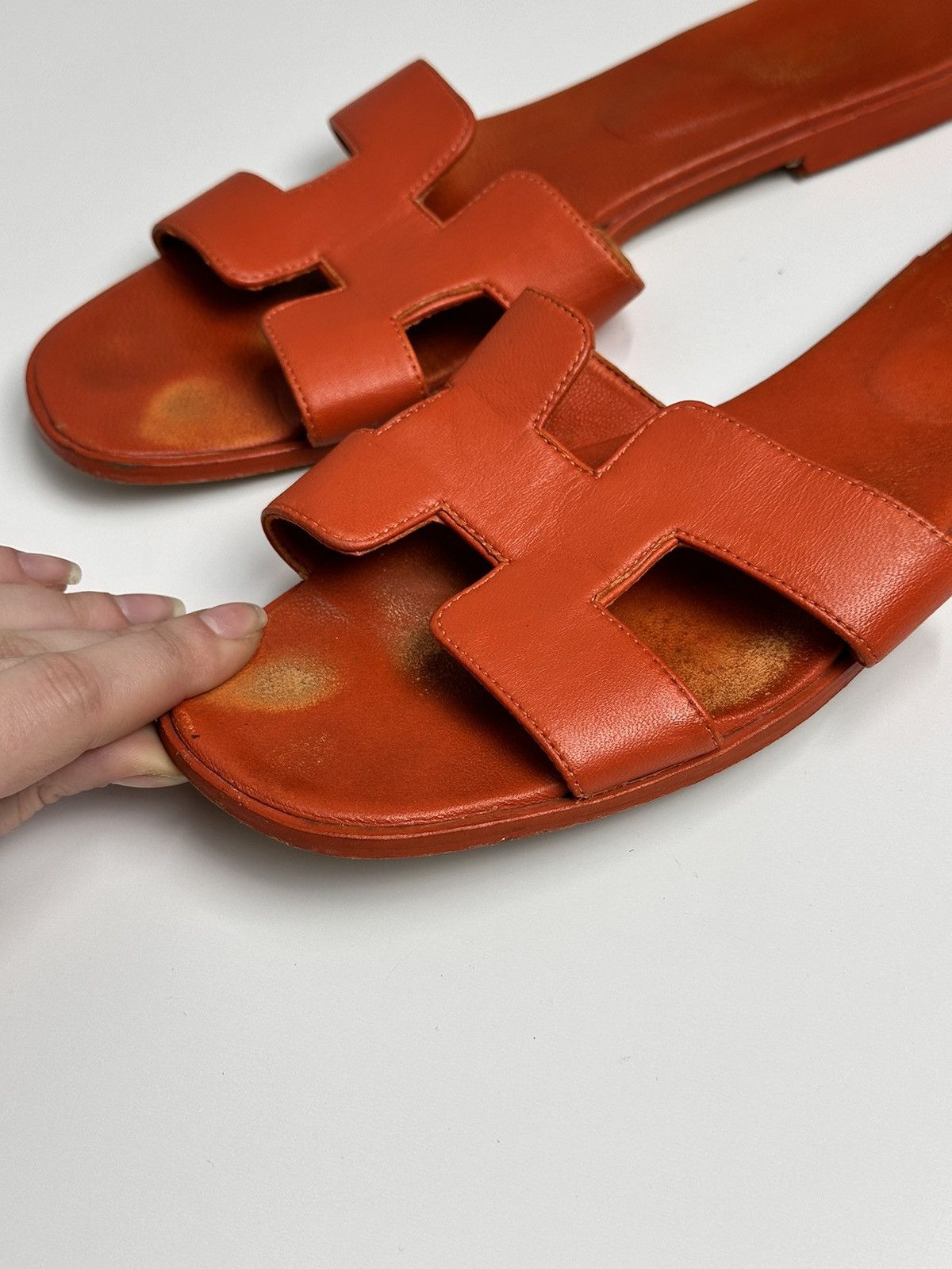 Hermes Vintage Hermes Sandals Luxury Size US 11 / IT 41 - 10 Thumbnail