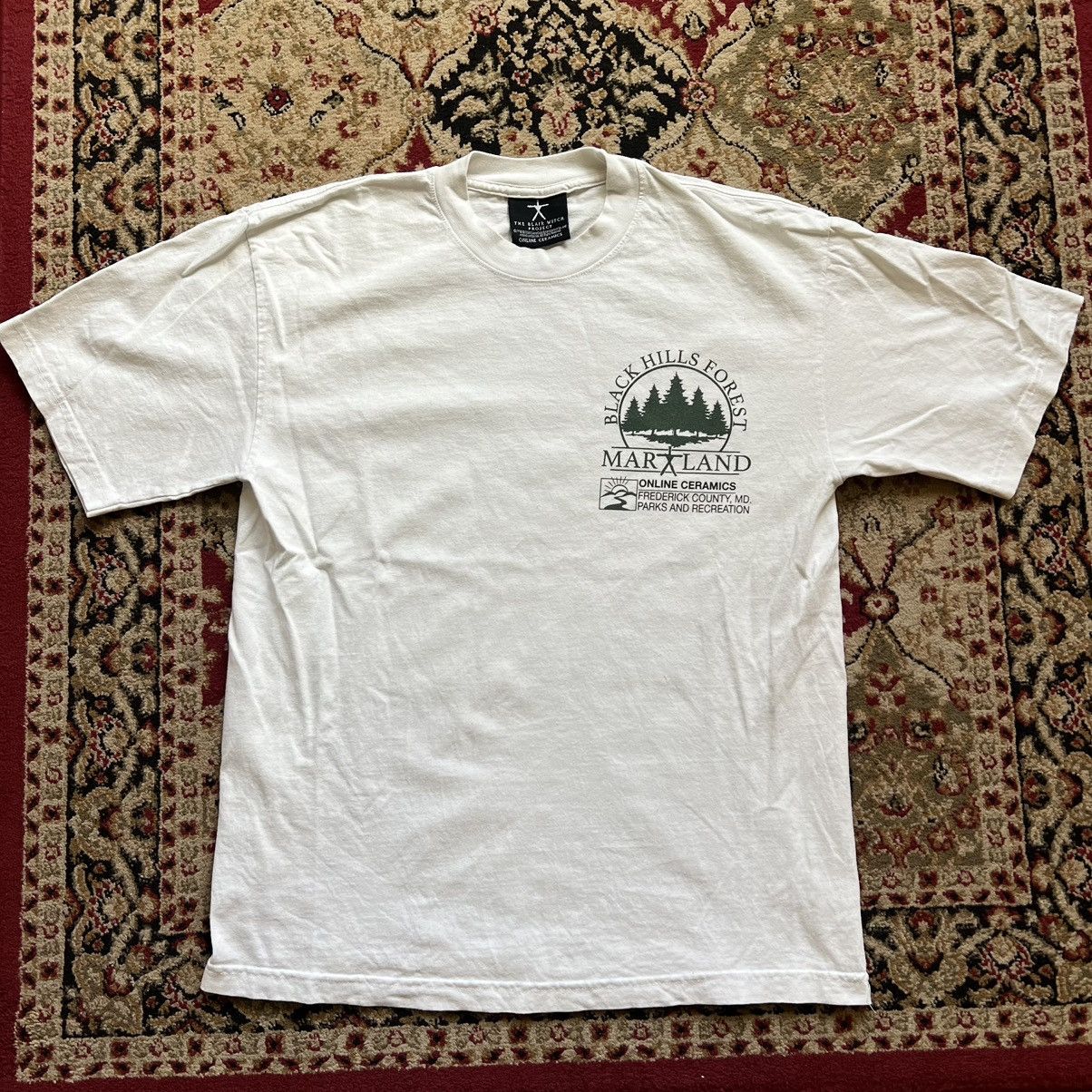 Online Ceramics Blair Witch Black Hills Forest Tee Medium