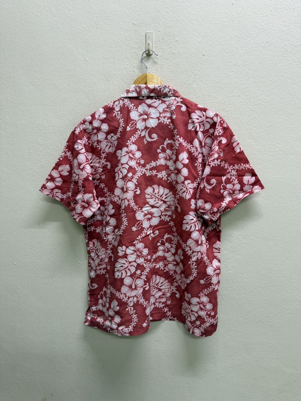 Vintage PIKO HAWAIIAN LONGBOARD WEAR MOTIVE FLORAL BUTTON UP SHIRT Size US M / EU 48-50 / 2 - 16 Thumbnail