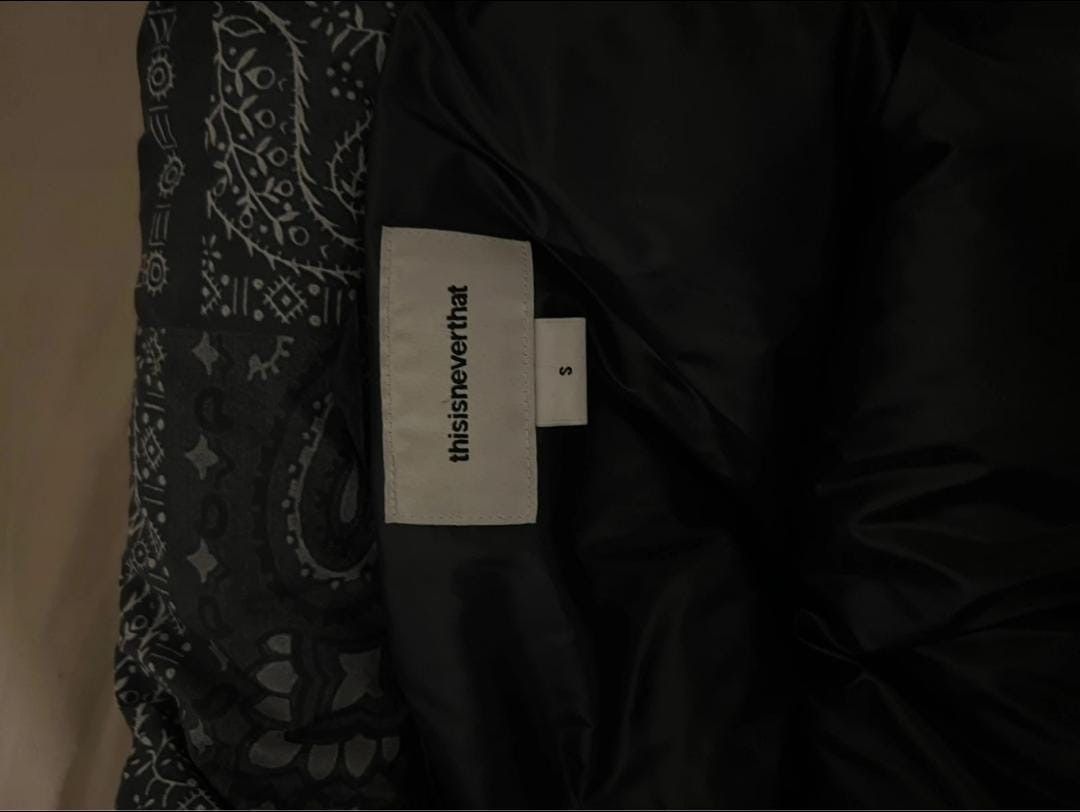 thisisneverthat thisisneverthat PERTEX down bandana black puffer jacket Size US S / EU 44-46 / 1 - 5 Thumbnail