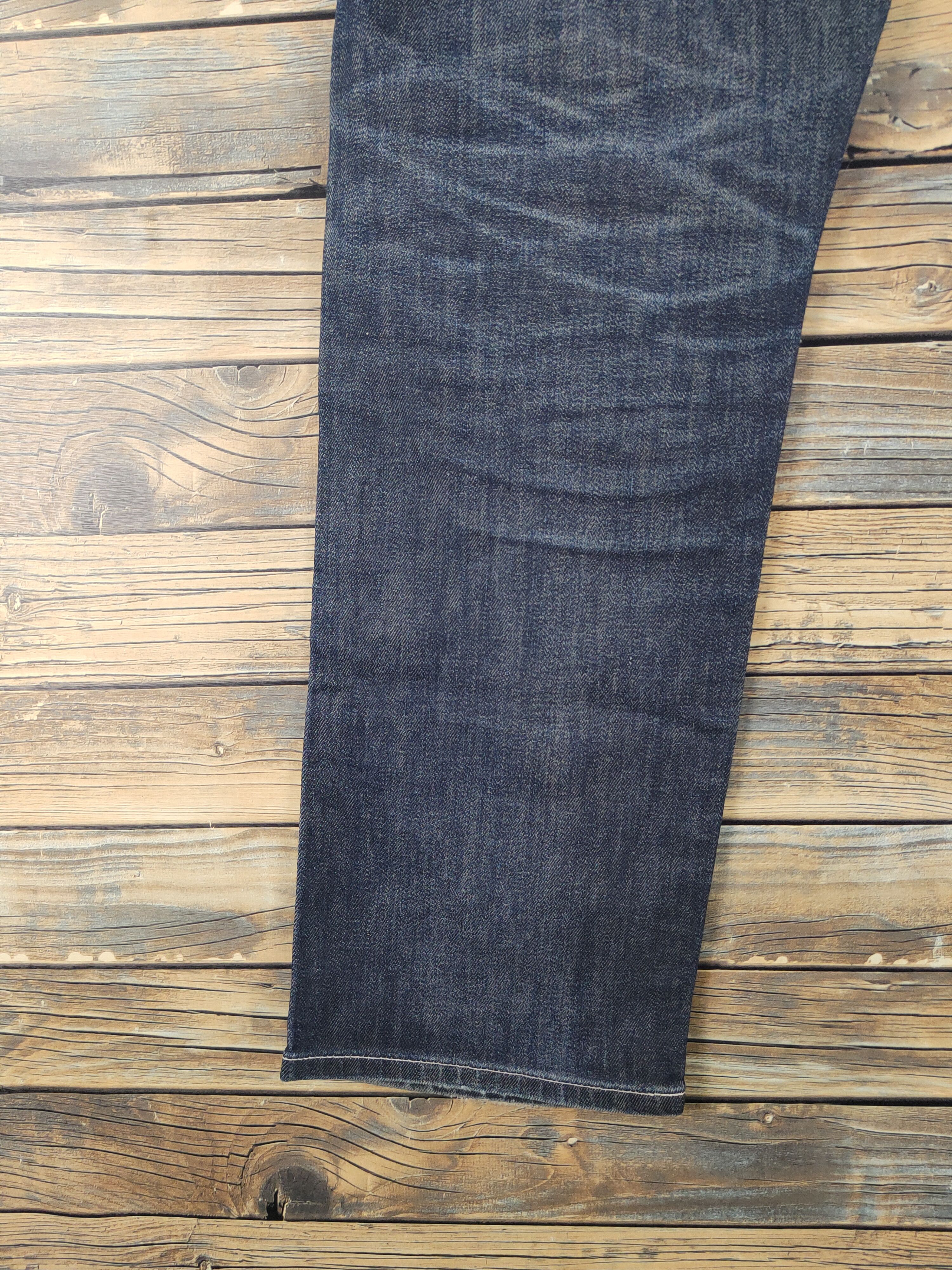Anime Edwin X Bandai Gundam selvedge Ripped denim Jeans #W1723 Size US 35 - 9 Thumbnail